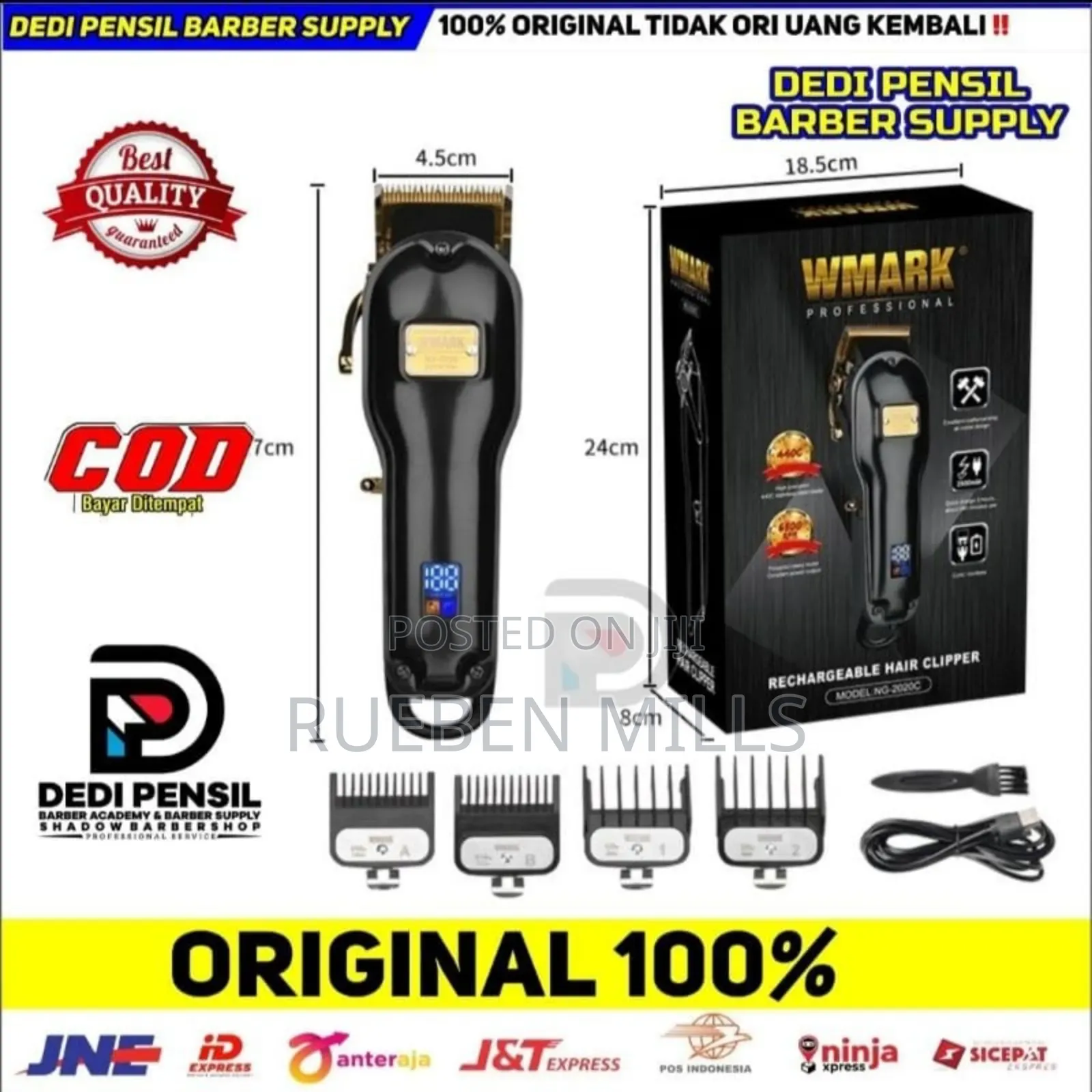 Wmark NG-2020C Full Metal Barbershop Salon Barbering Machine