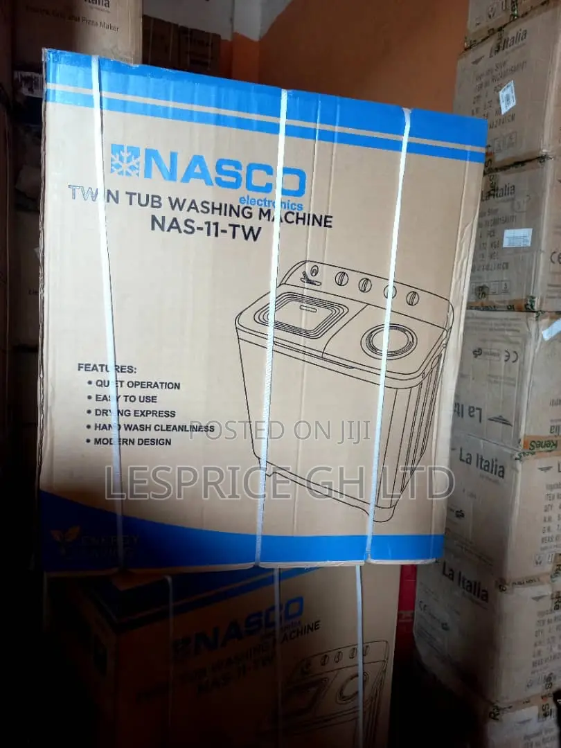 Nasco 11kg Twin Tub Strong Machine