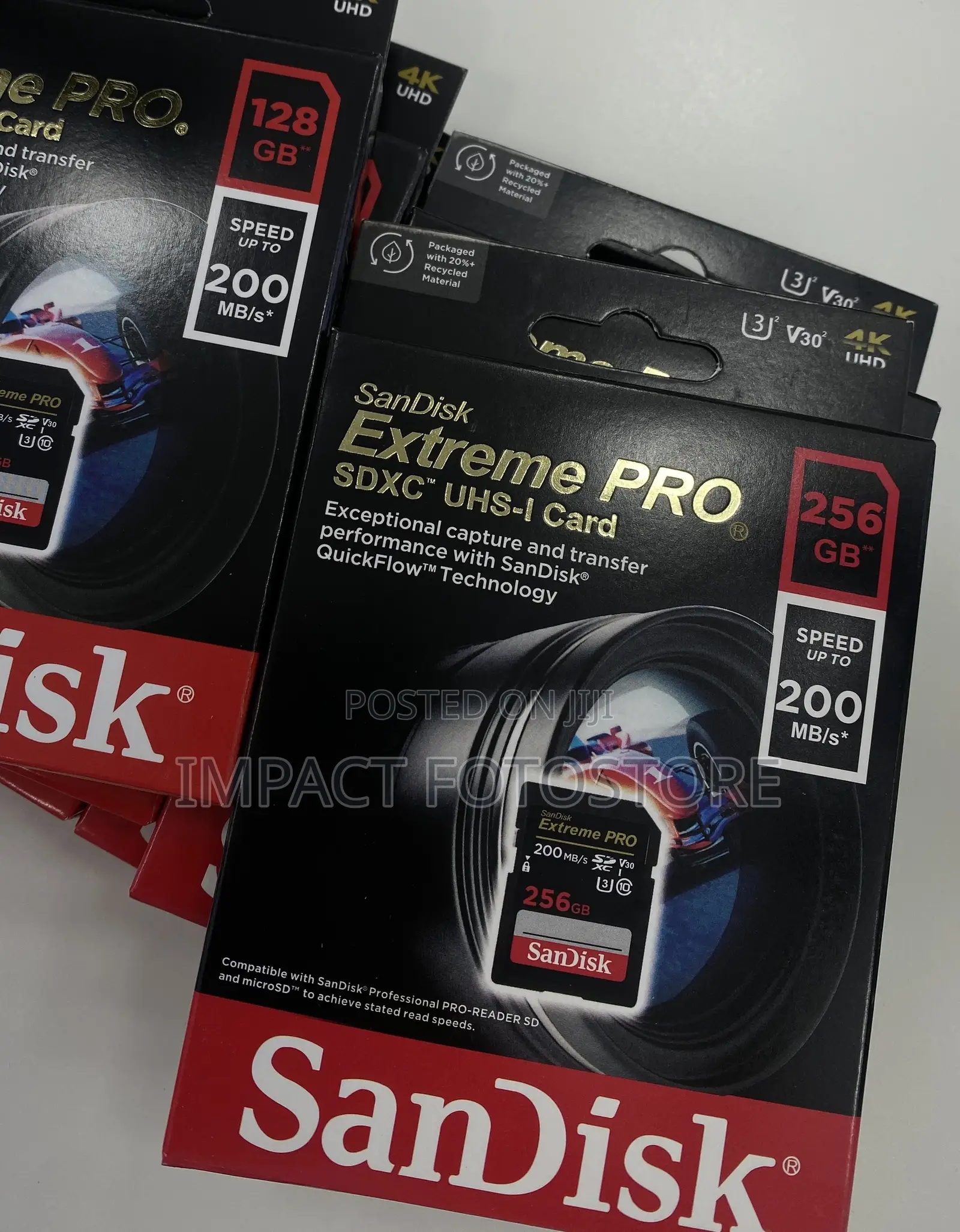 Sandisk 256gb Extreme Pro Uhs-i Sdxc Memory Card