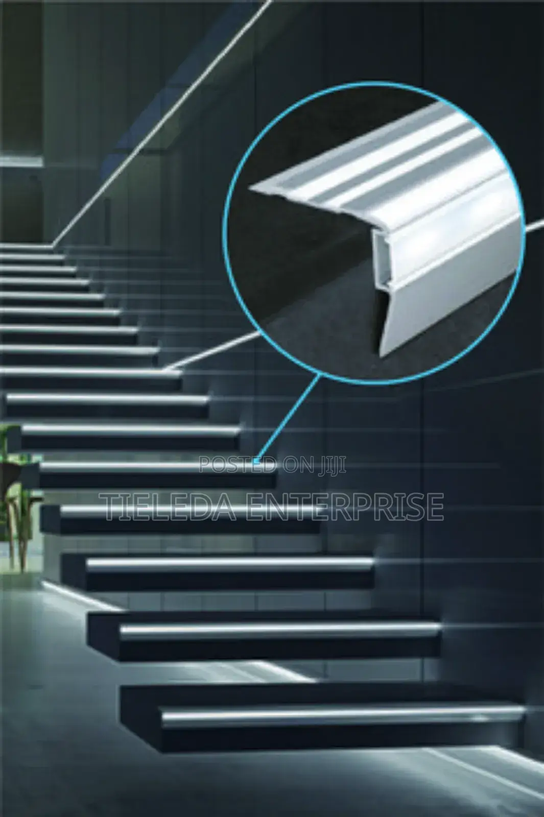 One Side Staircase Led Channel 10feet
