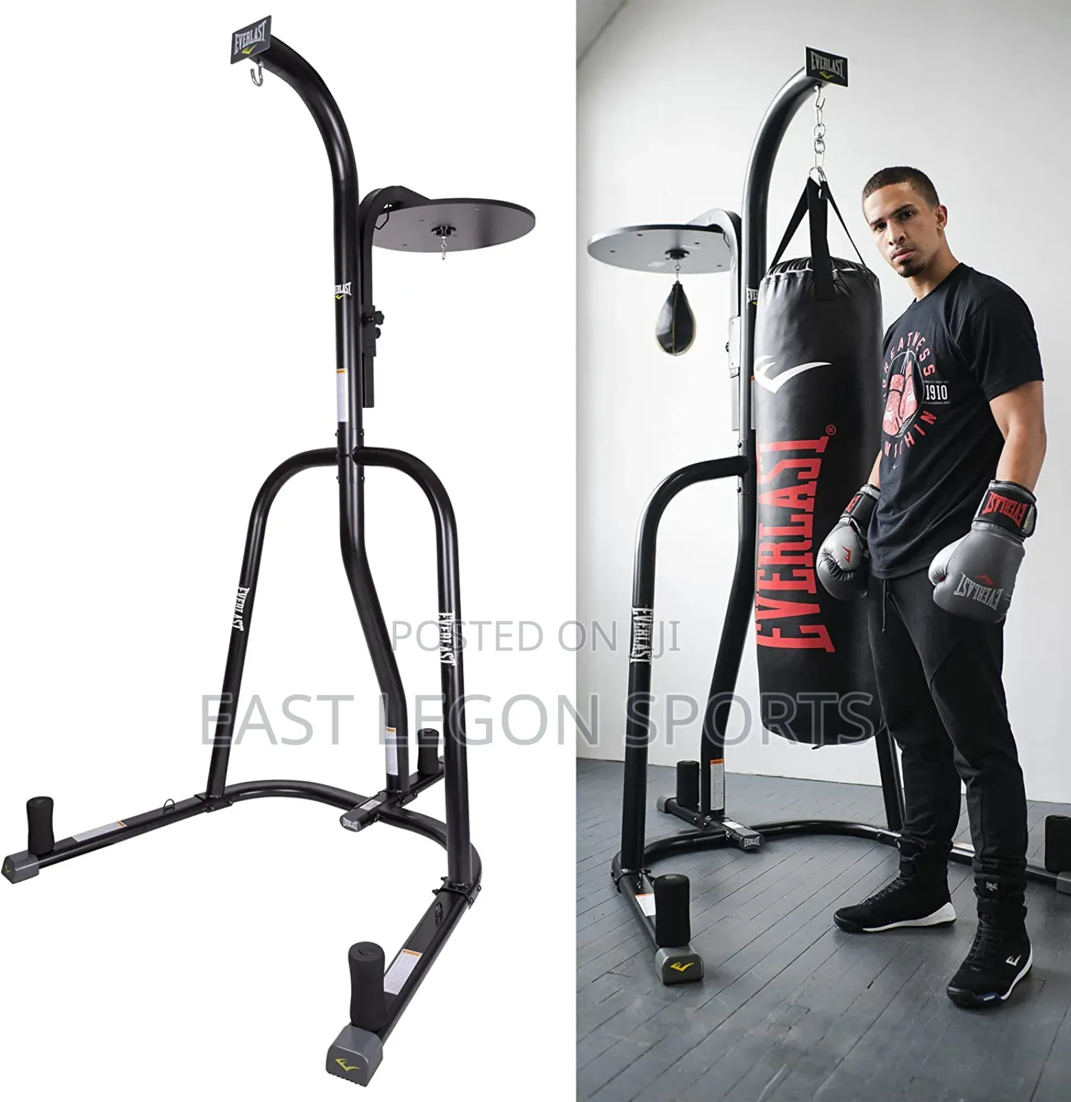 Everlast Station Boxing Stand New Punch Bag