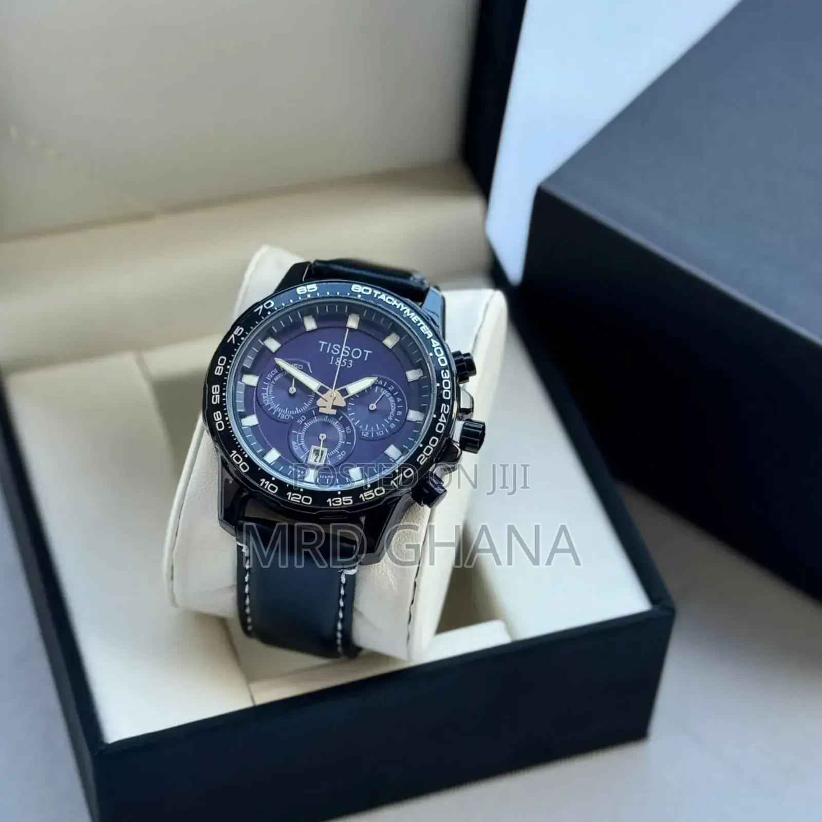 High Quality Black Leather Watch
