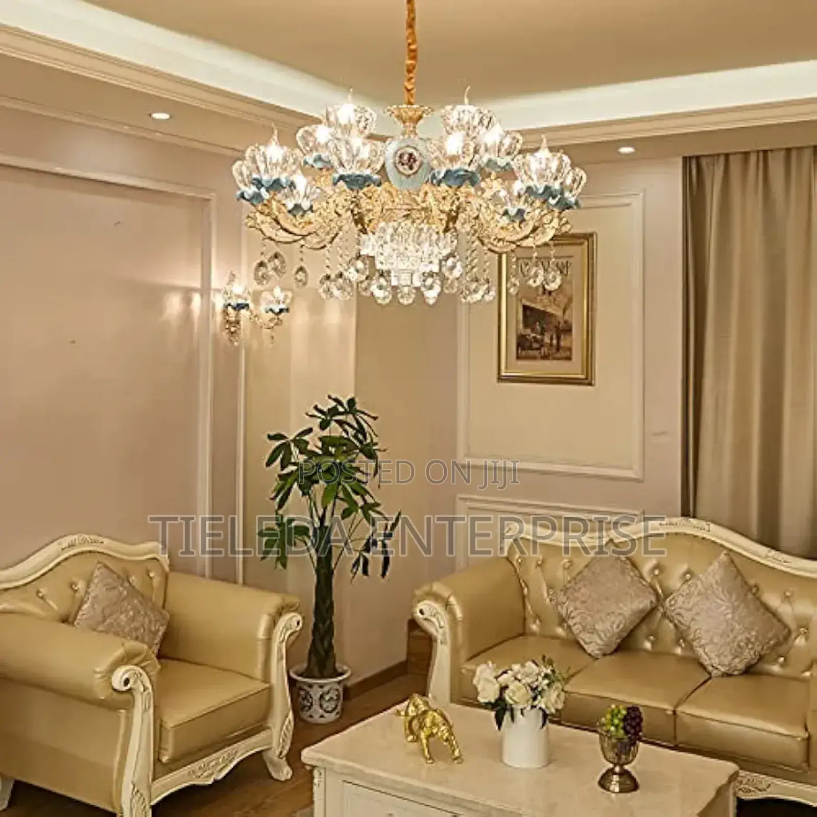 Vintage Luxury Pendant Light With Chandelier