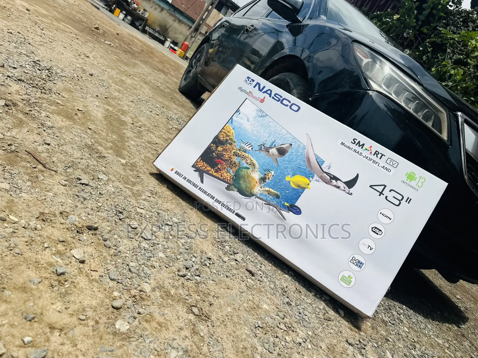 Edgeless Frame Smart Nasco 43”FHD Satellite