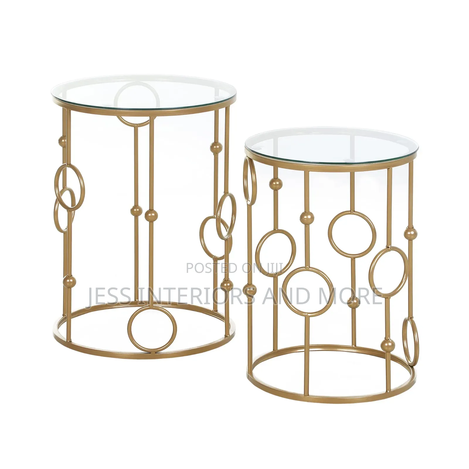 Round Coffee Table Set