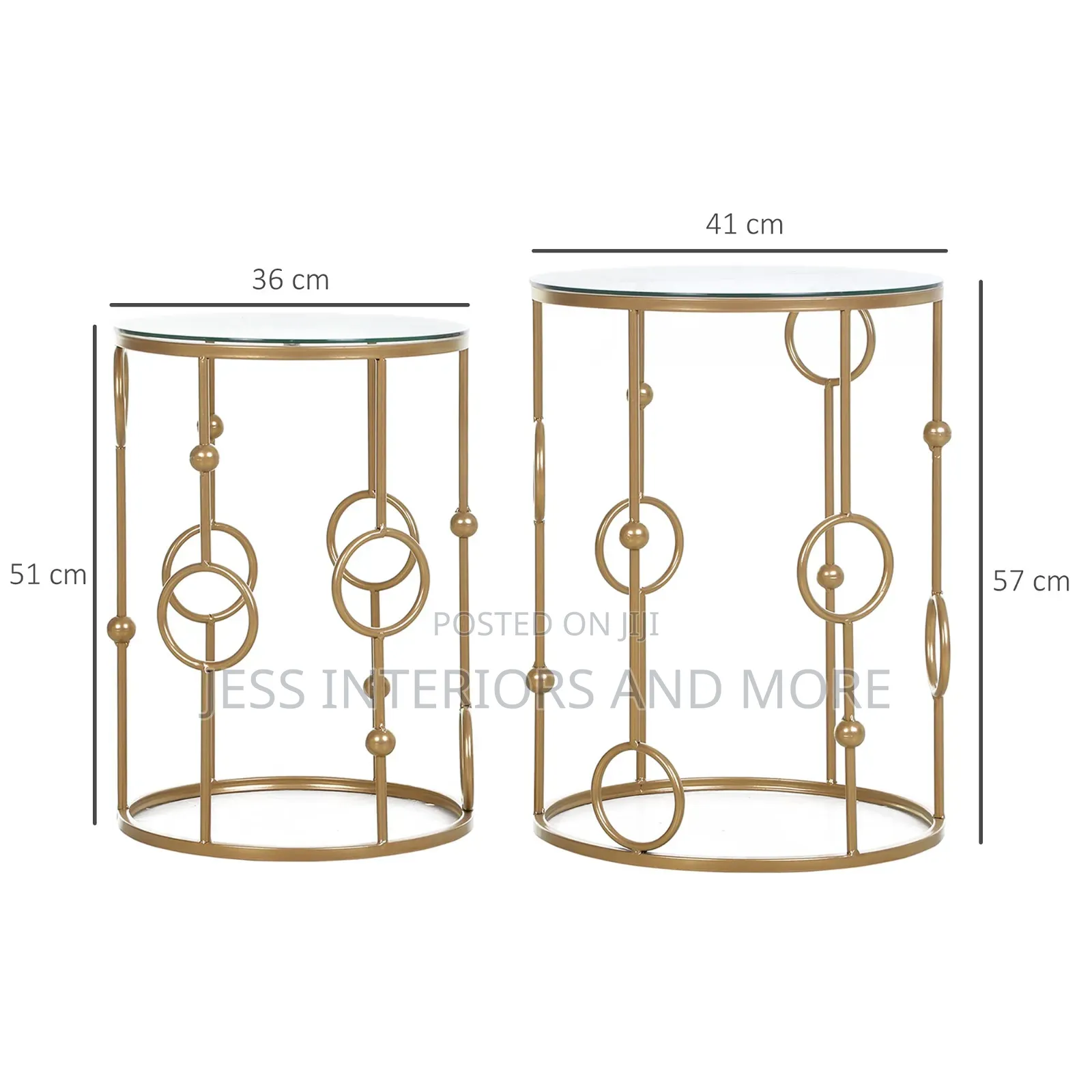 Round Coffee Table Set