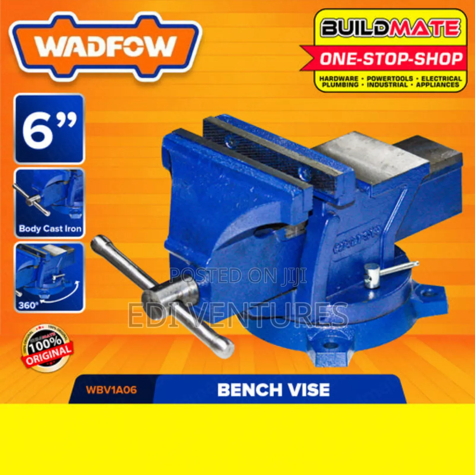 Wadfow 6 Inches Bench Vice Wbv1a06