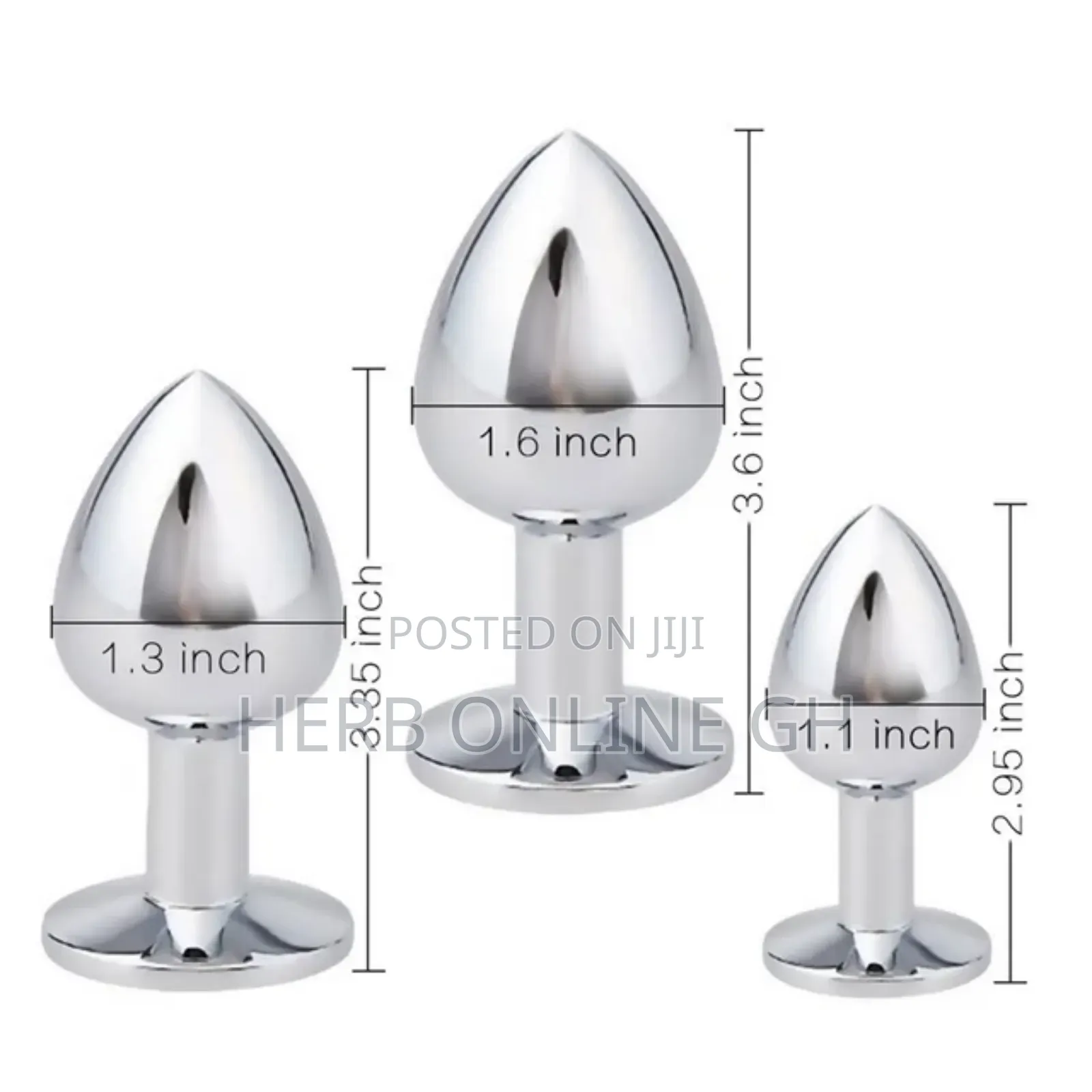 3 in 1 Anal/Butt Plug