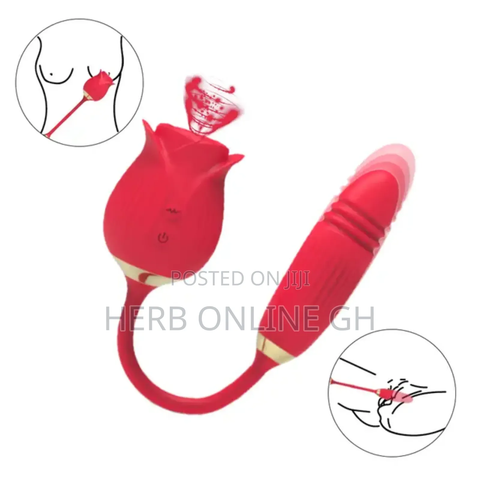 Rose Dildo Vibrator