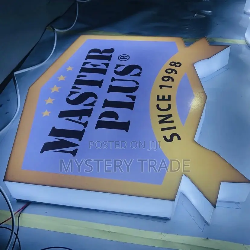 3d Signage With Light