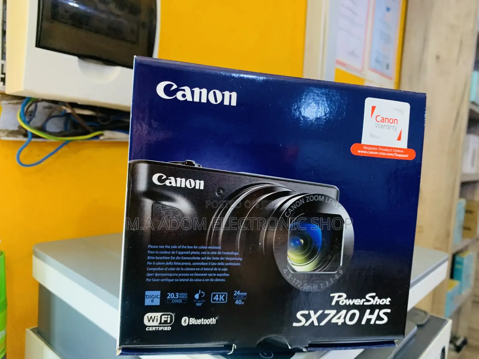 Canon Powershot SX740 HS Camera With 40x Optical Zoom