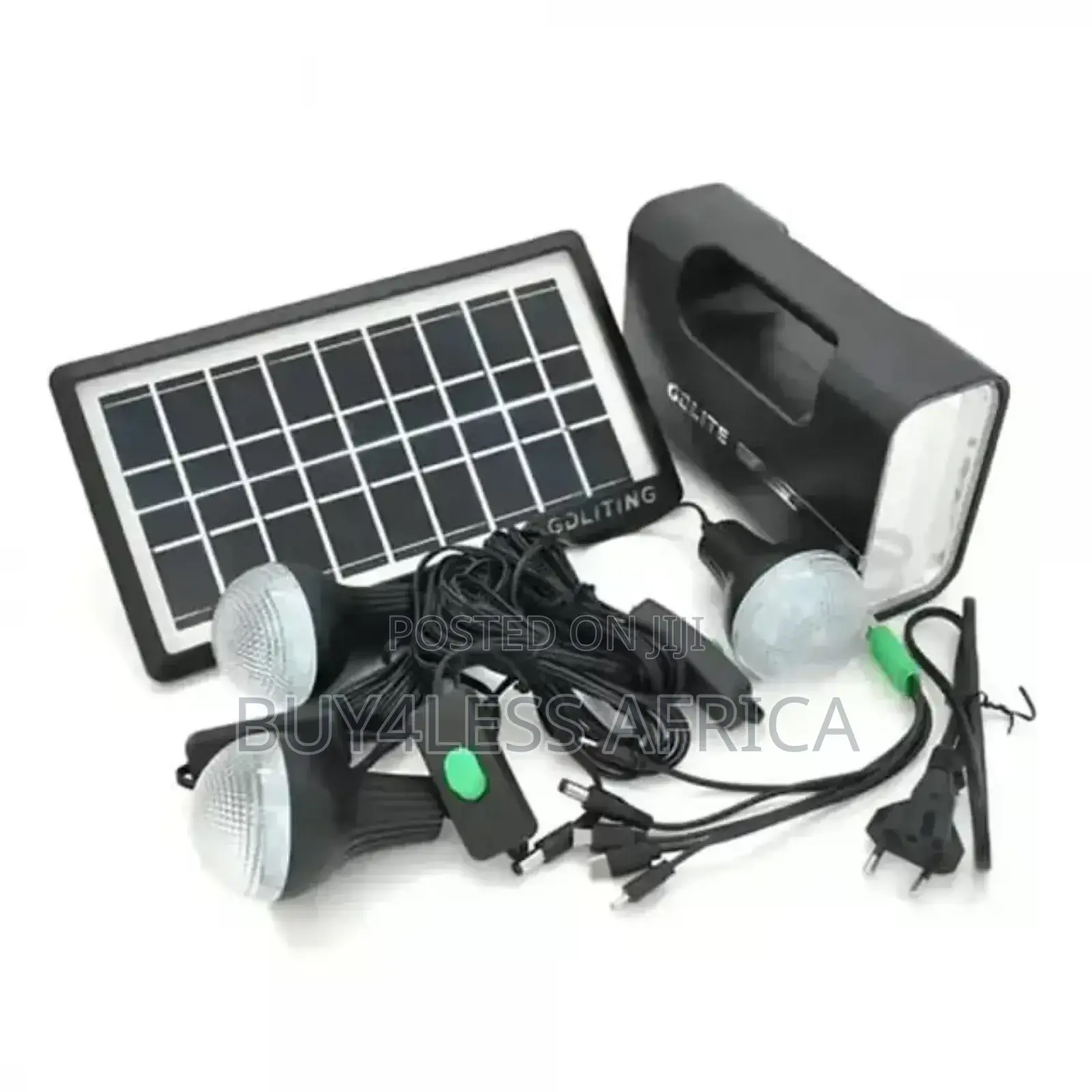 Solar Panel Lambs 3 Bulbs/Radio/Power Bank