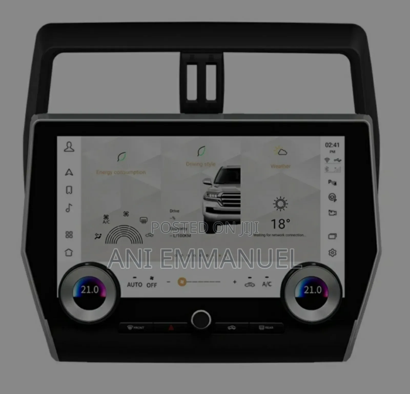 Prado 2010 to 2022 11.6 Inches Tesla Style