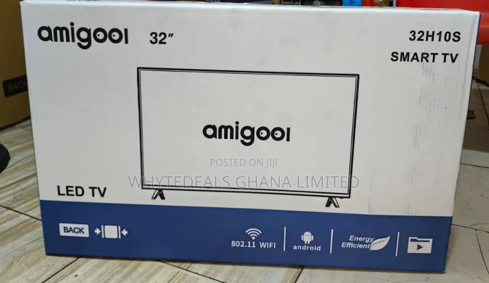 2yr Warranty!Amigoo 32" Wi-Fi Smart Android Full HD LED TV