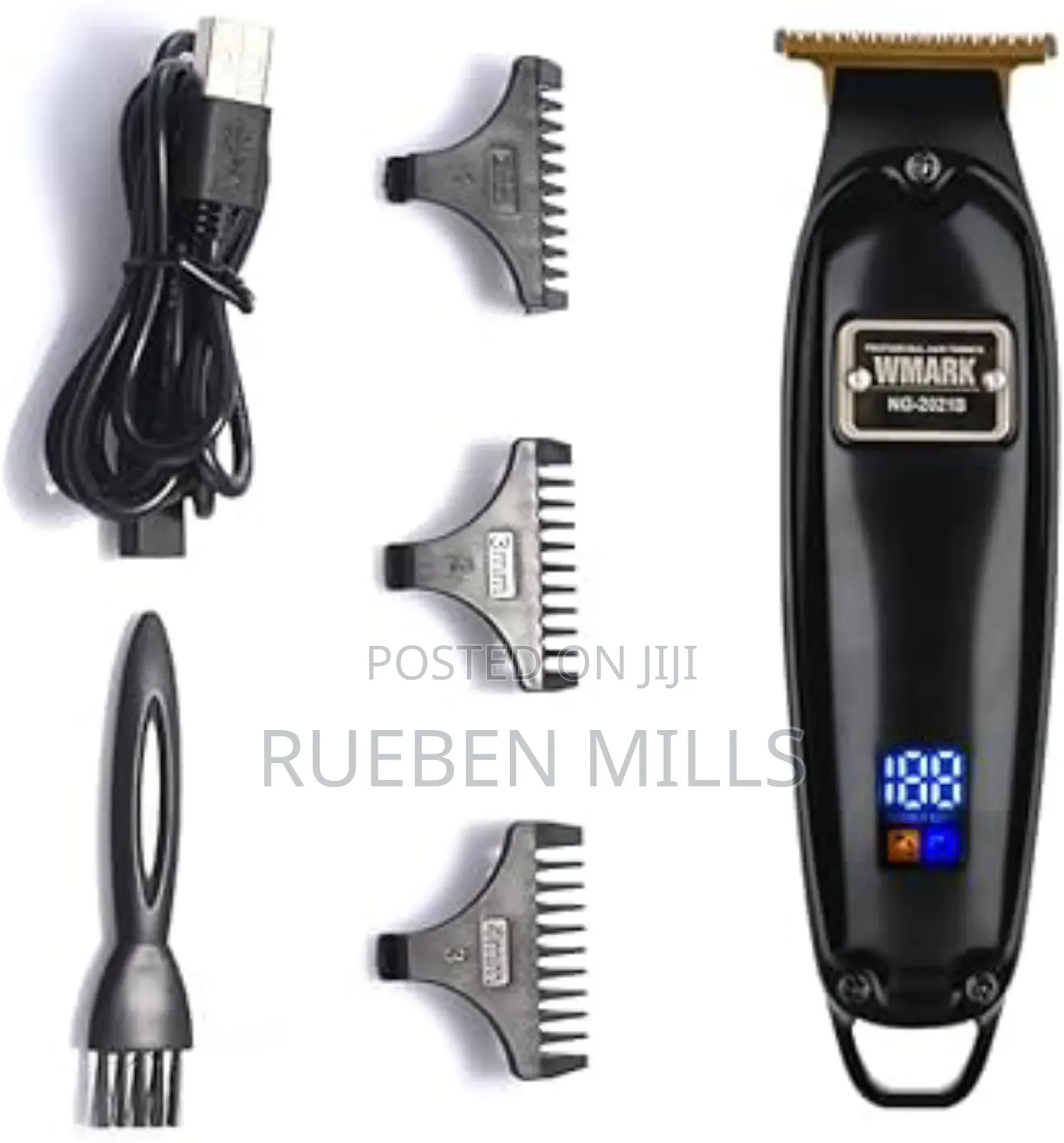 Black Hair Salon Wmark Detailer Sakora Machine Beard Trimmer