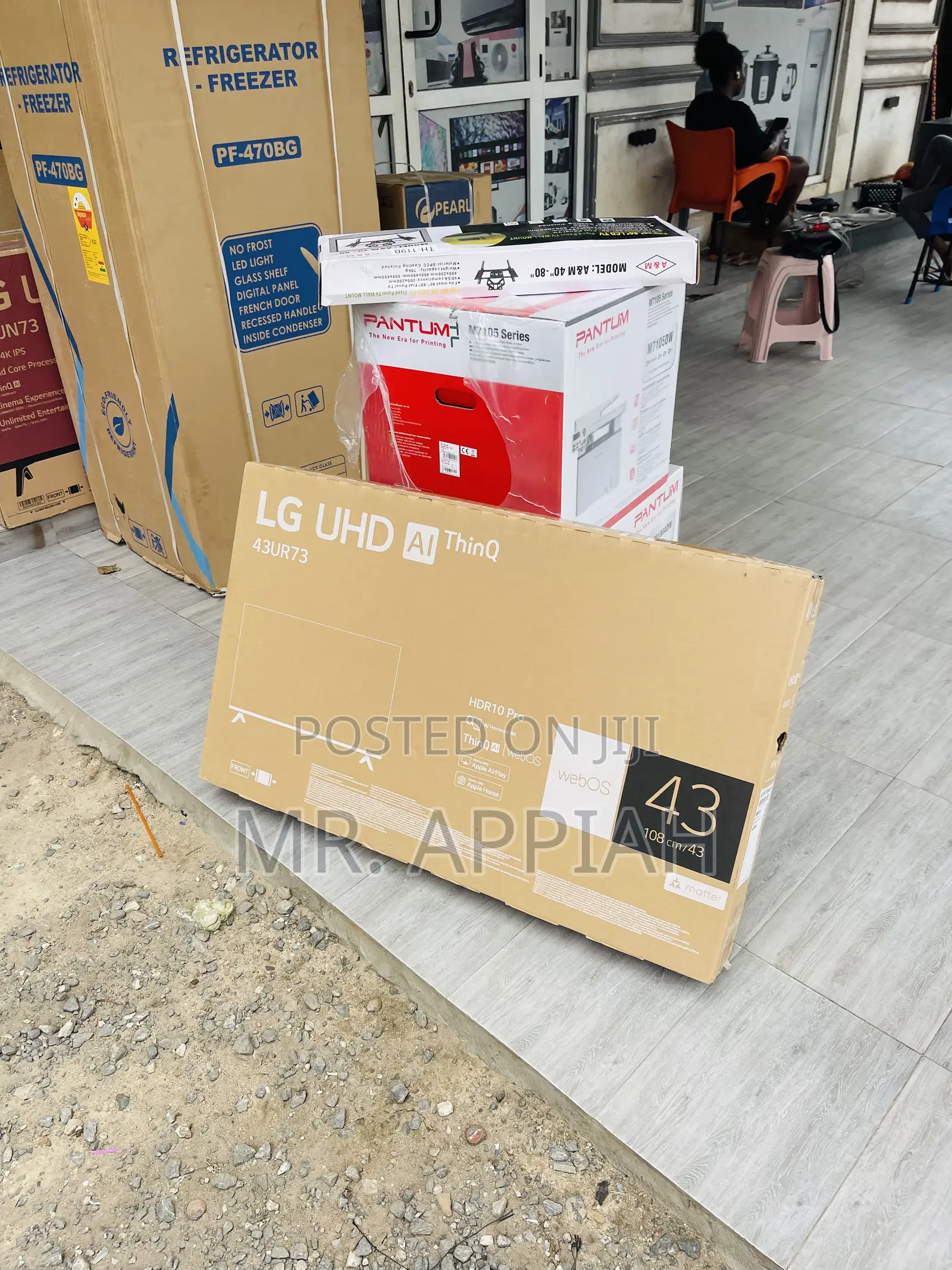 Unique Design LG 43 Inch Smart Electric Tv(43UR73006LA).