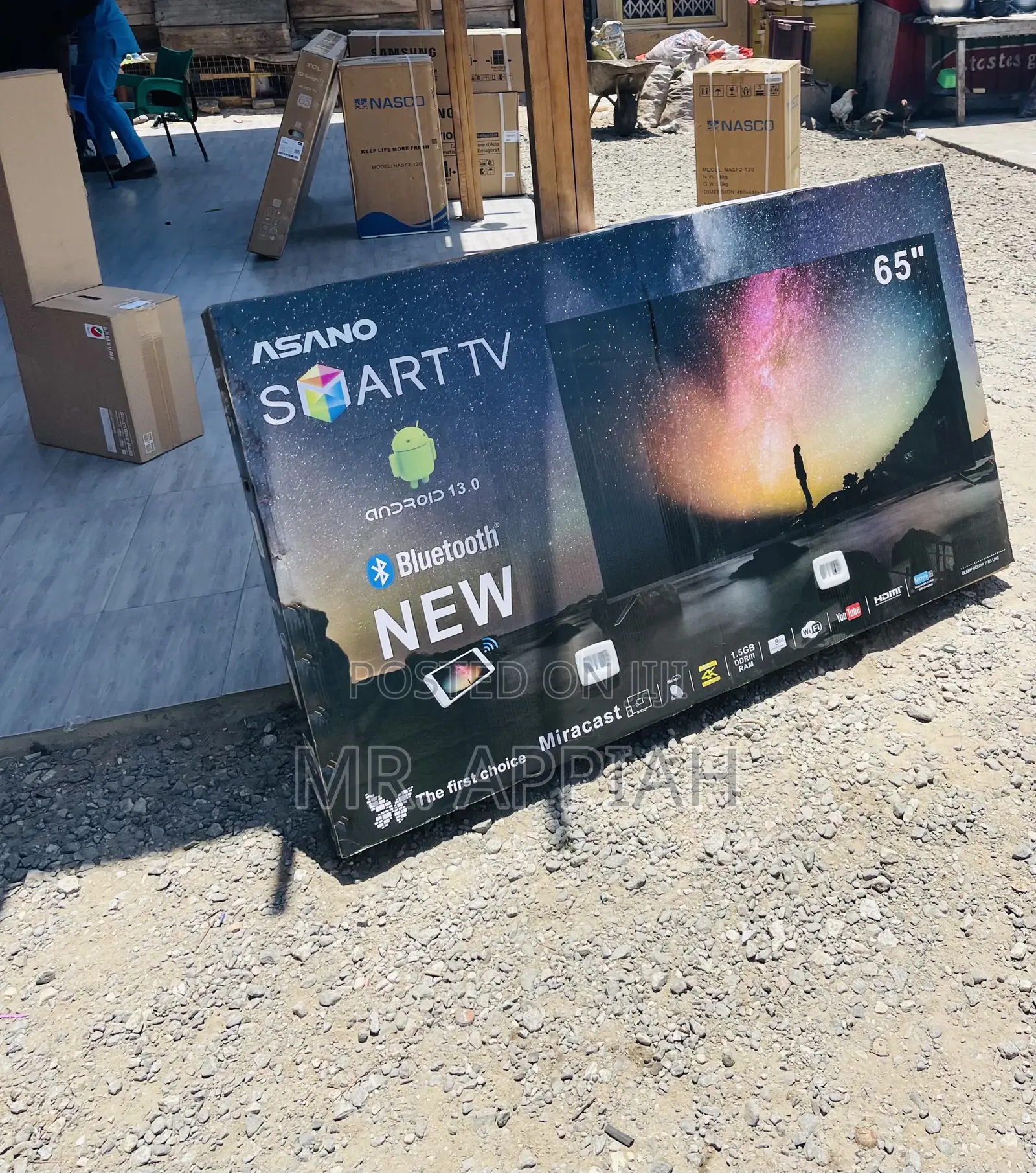 Awesome Asano 65 Inch Uhd Smart Television.