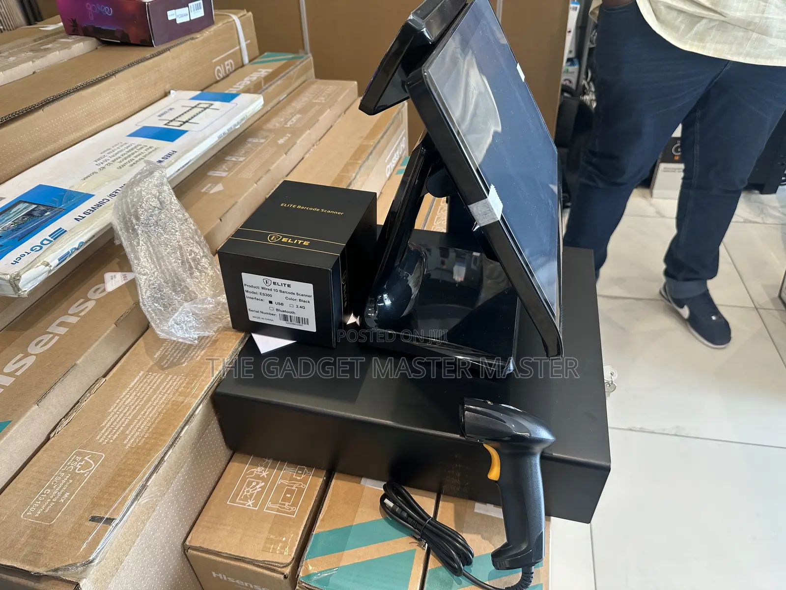 Elite Pos, Printer, Cash Drawer Barcode Scanner