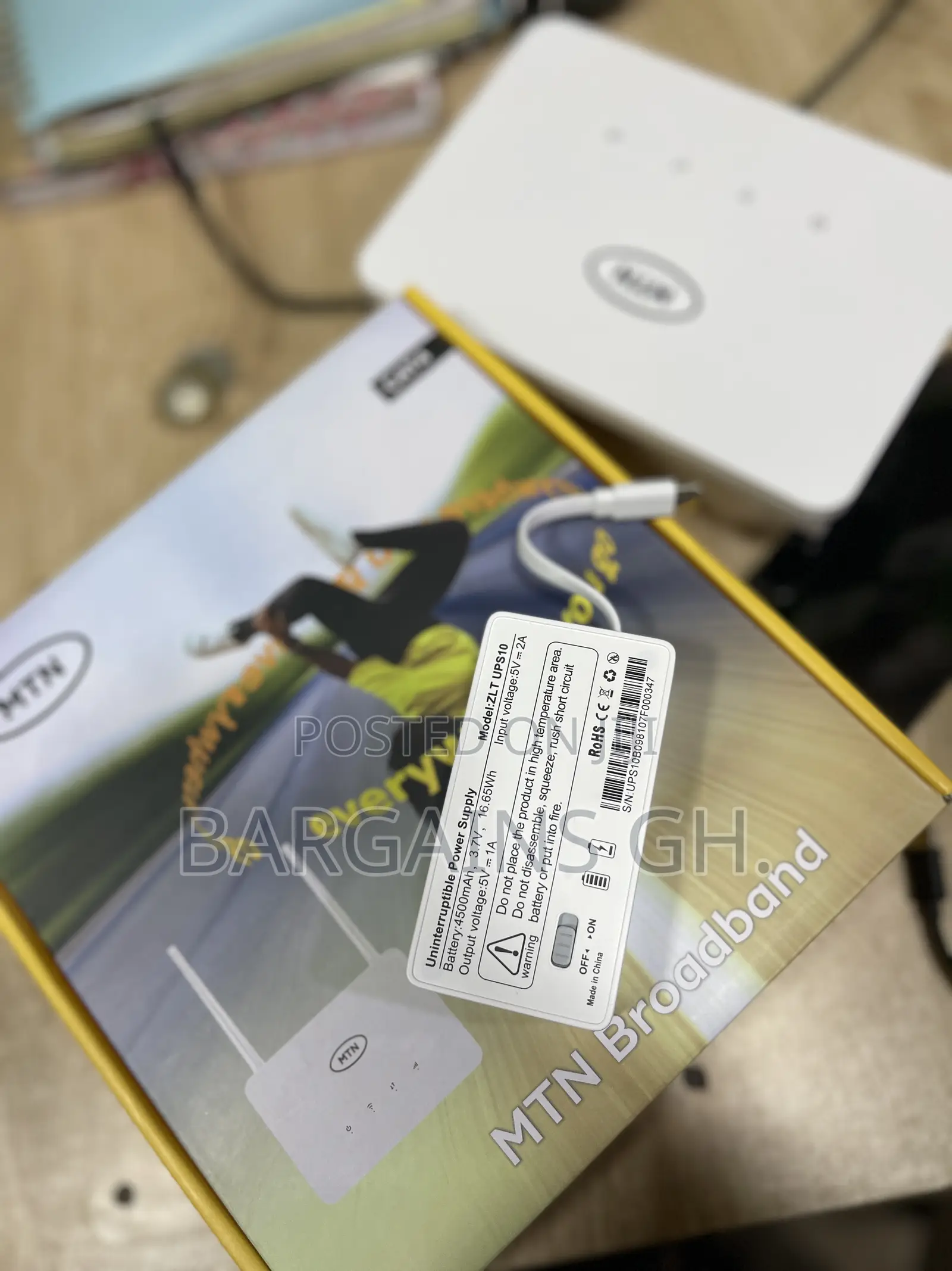 MTN 4G CAT4 Universal Router With Type C Power Bank