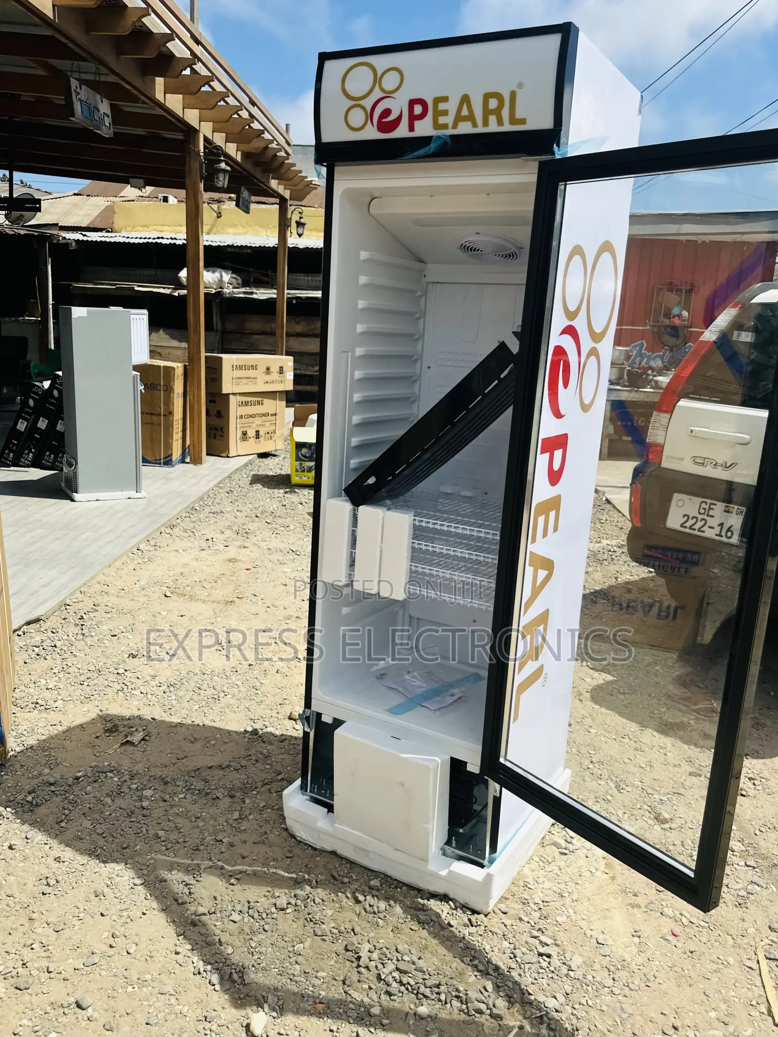 PVC-353 300L Display Fridge Pearl Single Door White
