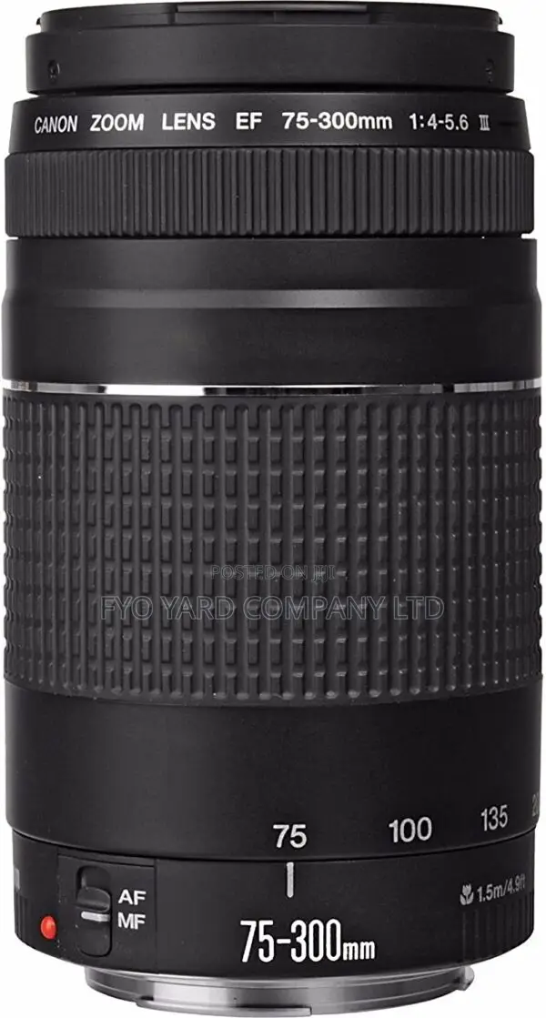 Canon EF 75-300mm F/4-5.6 III Telephoto Zoom Lens