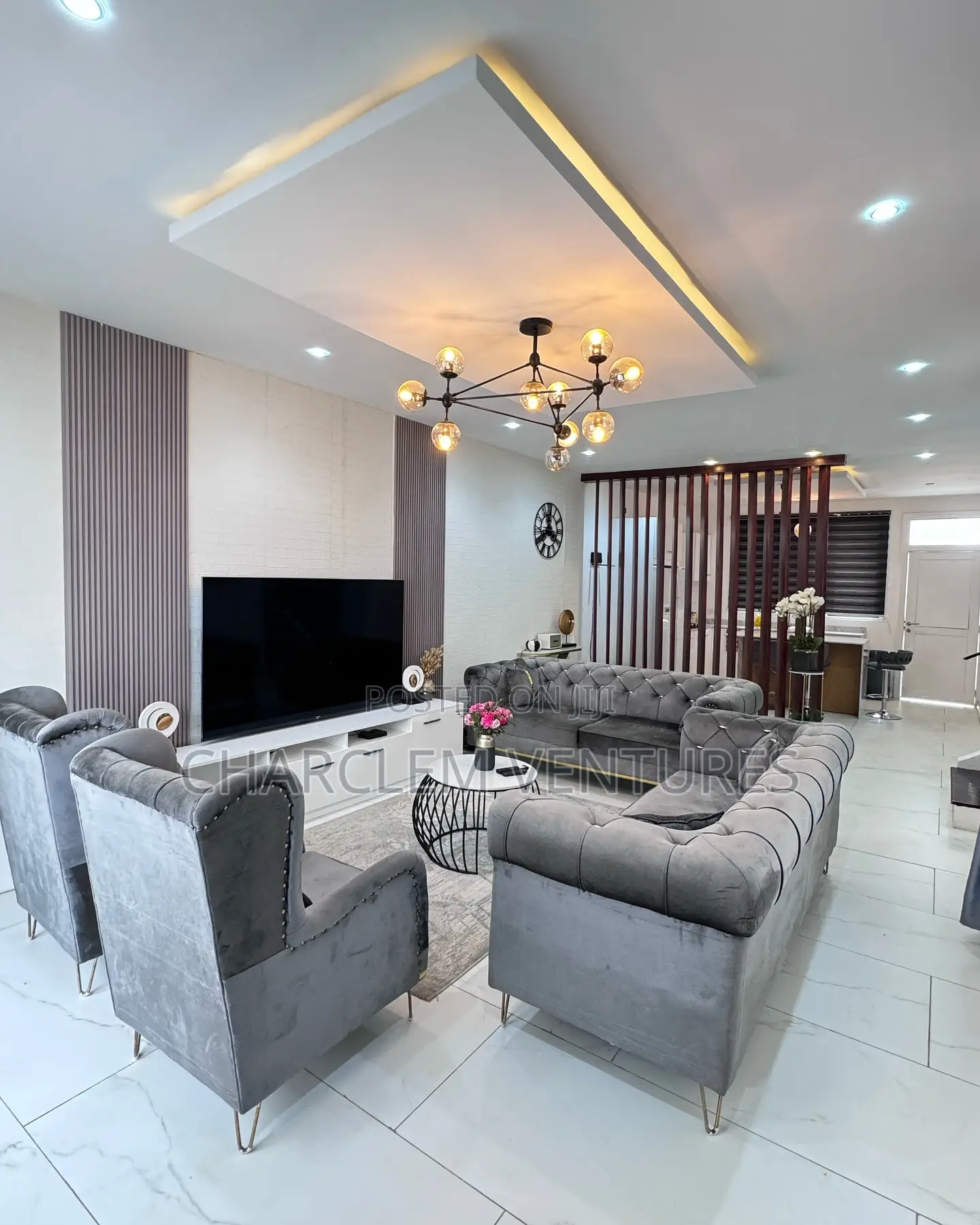 Furnished 3bdrm House in Charclem Ventures, East Legon for sale