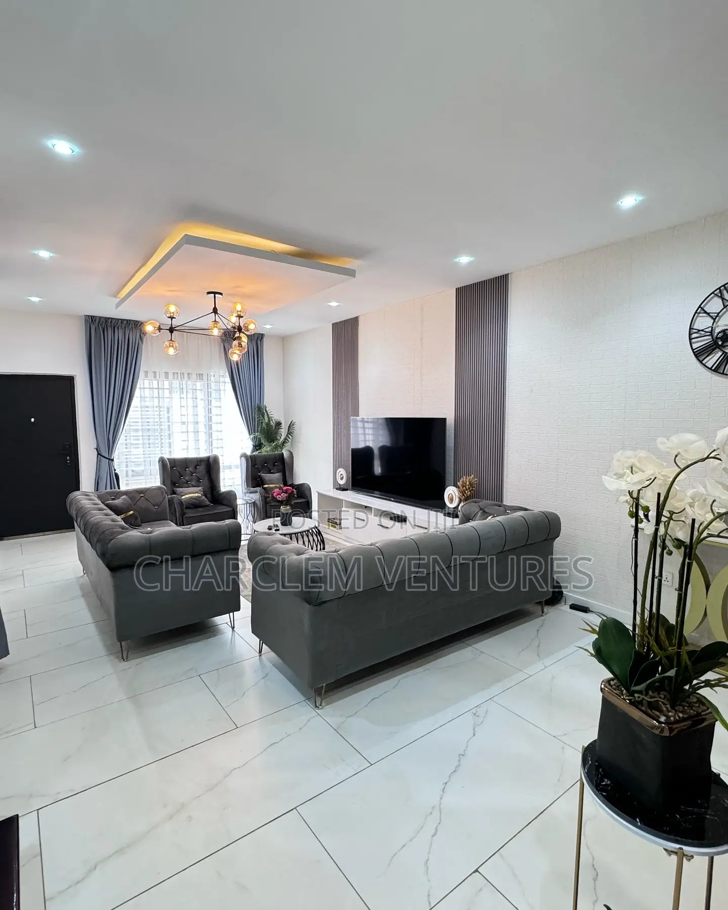 Furnished 3bdrm House in Charclem Ventures, East Legon for sale