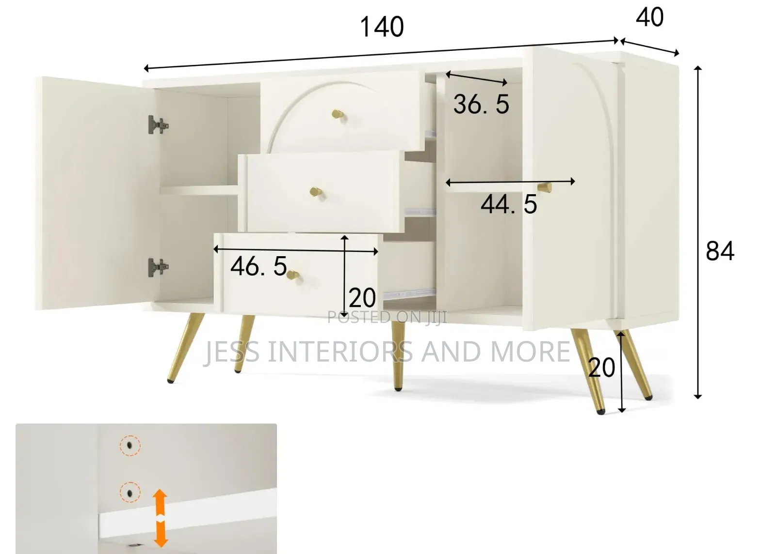 White Dresser