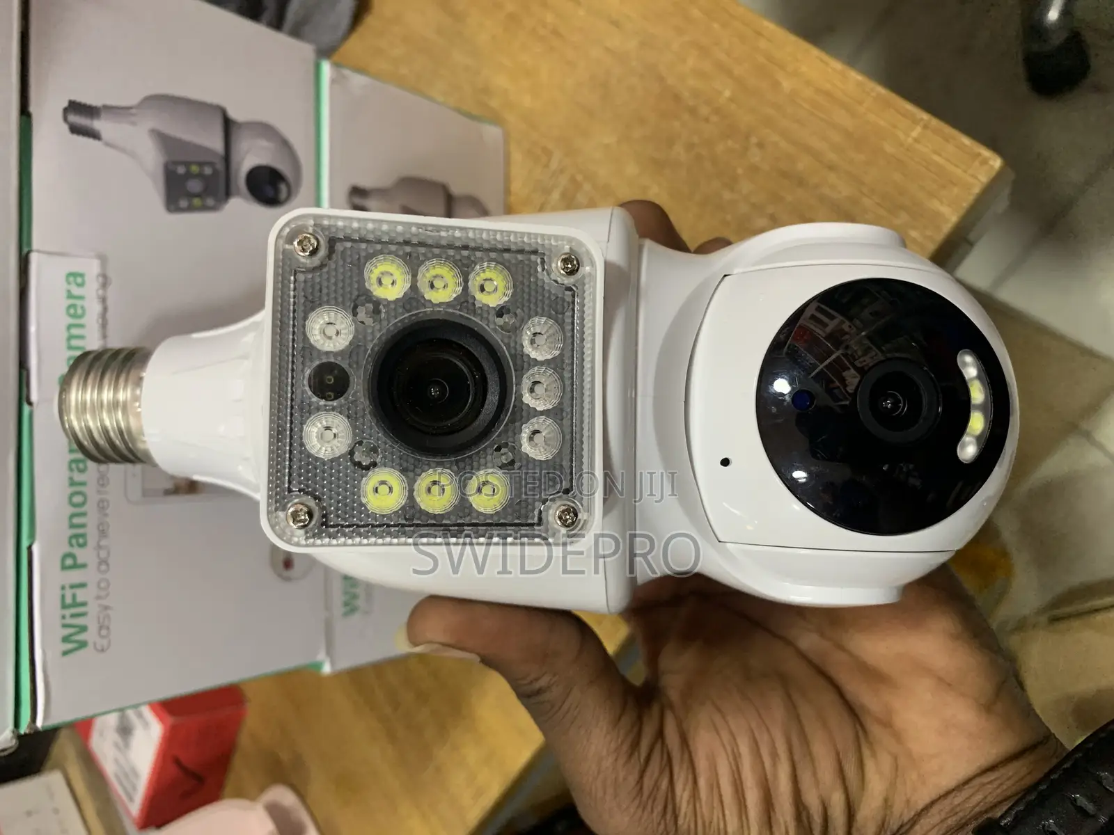 Camera Bulb Wifi Panorama Dual Lens CCTV