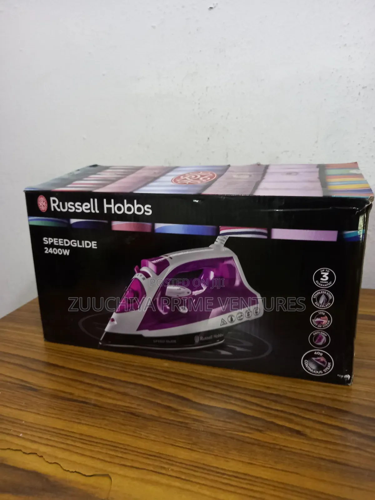 Russell Hobbs 2400w Speed Glide Steam Iron From Uk