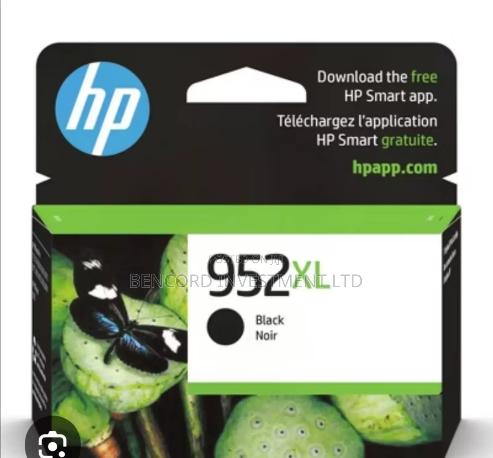 Hp 952xl Black Ink Catrirdge