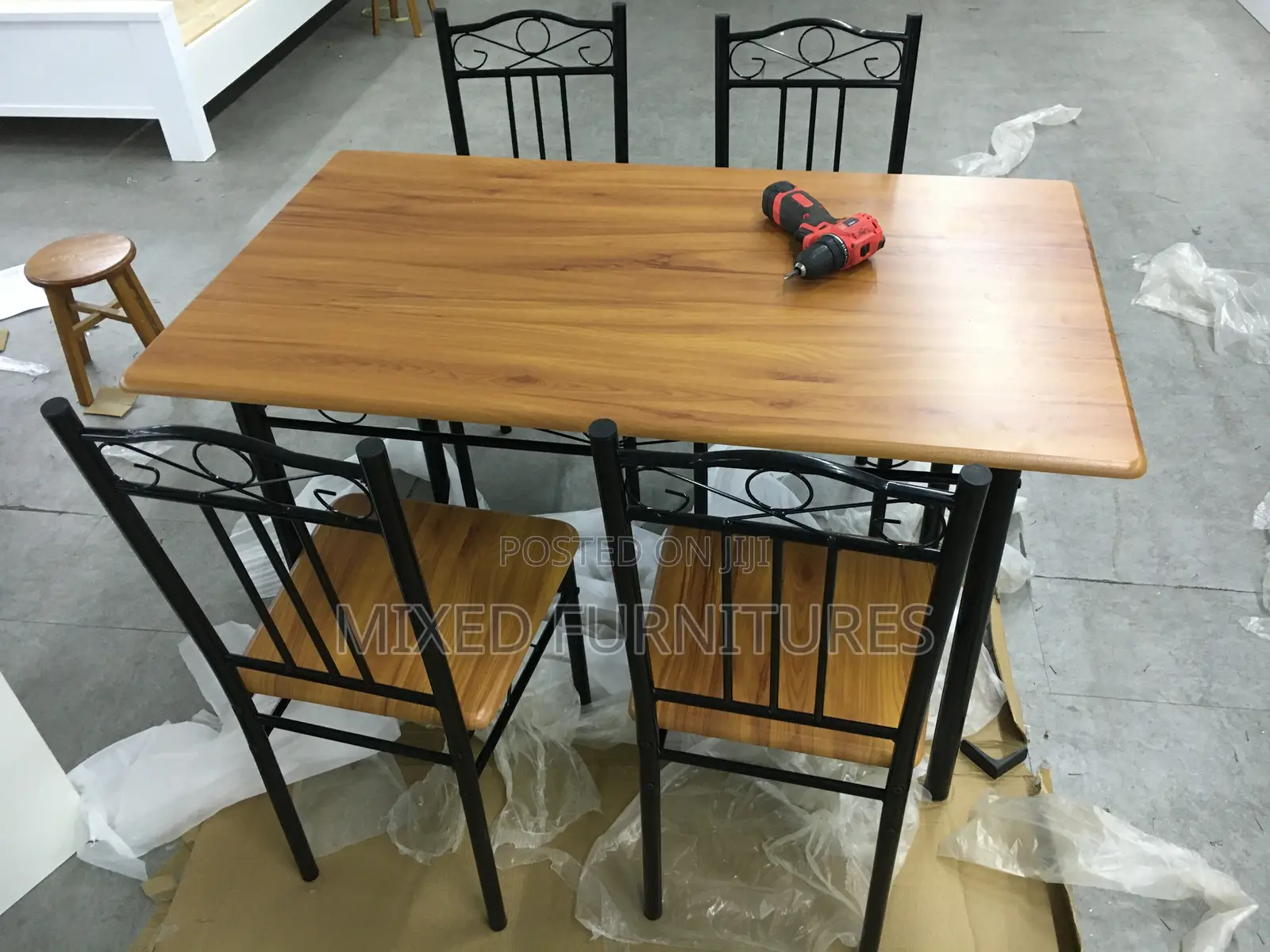 Dining Table With 4 Chairs (Wooden Dining Table )