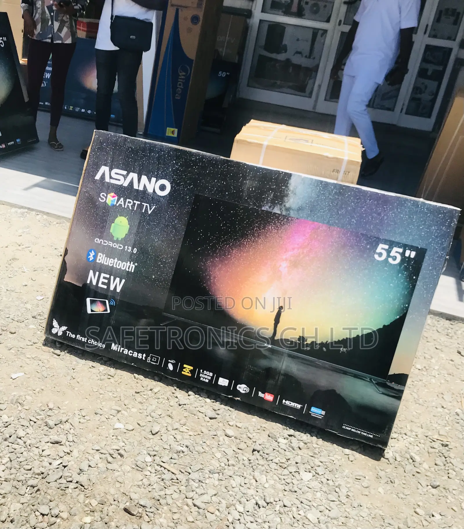 Lastest New 55 Inch Smart Led UHD Asano Tv 