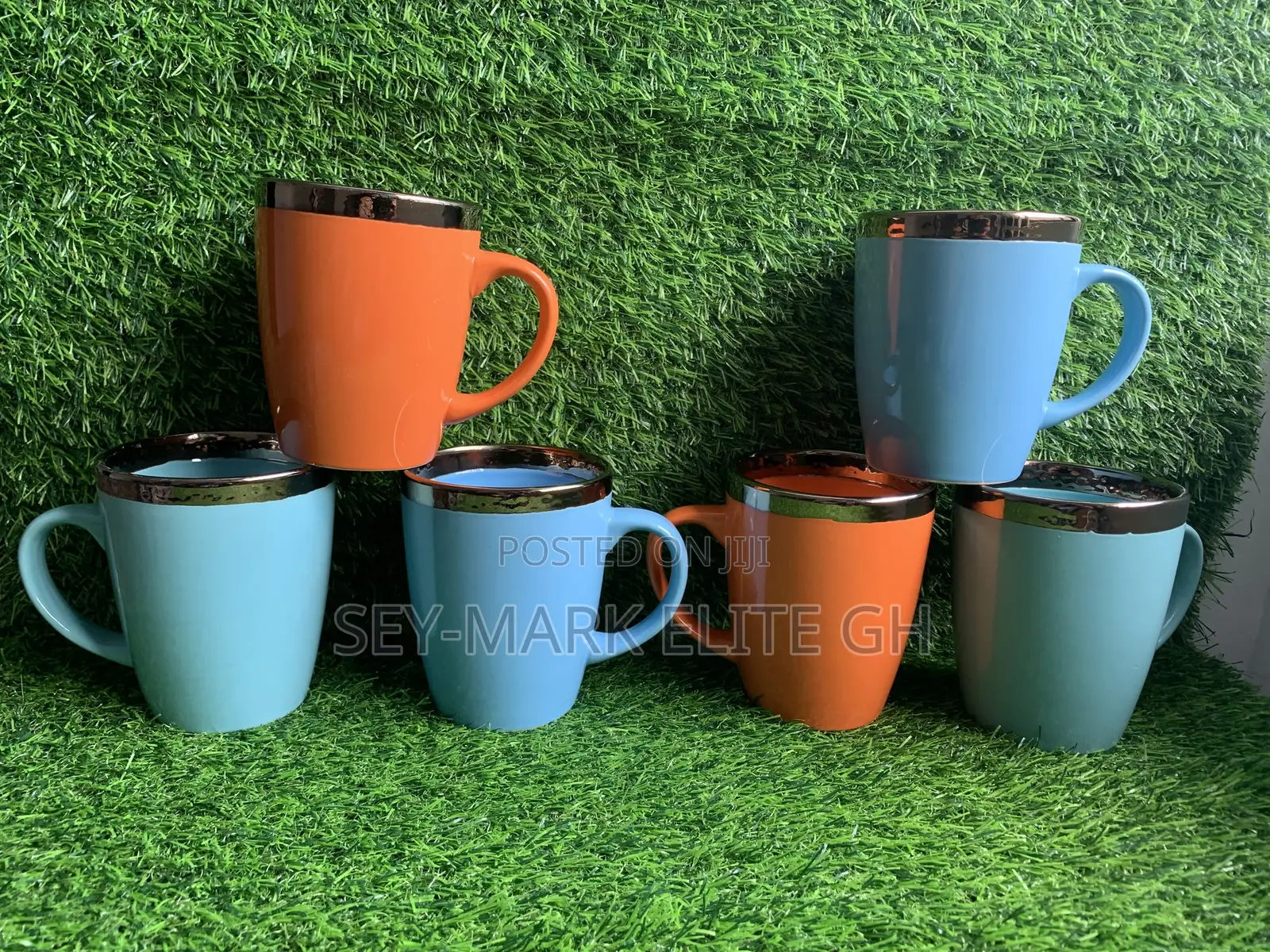 2pcs Colorful Ceramic Mugs