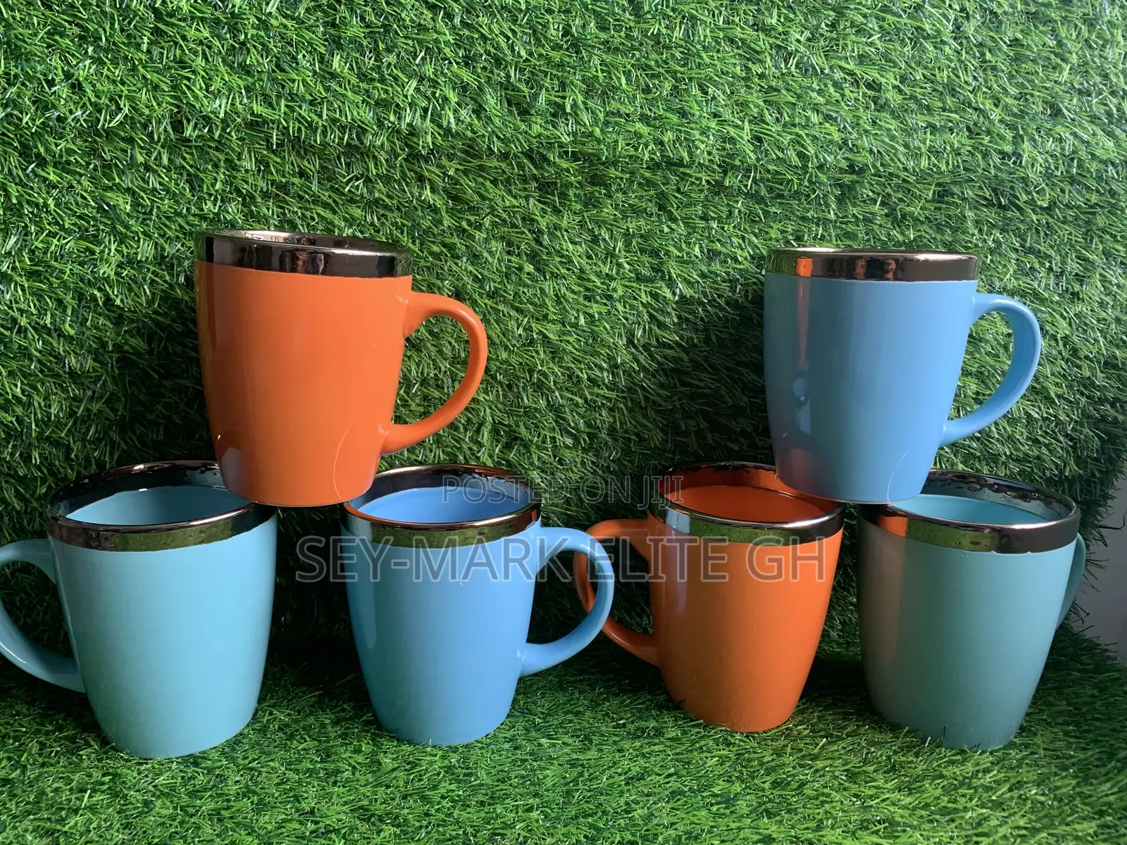 2pcs Colorful Ceramic Mugs