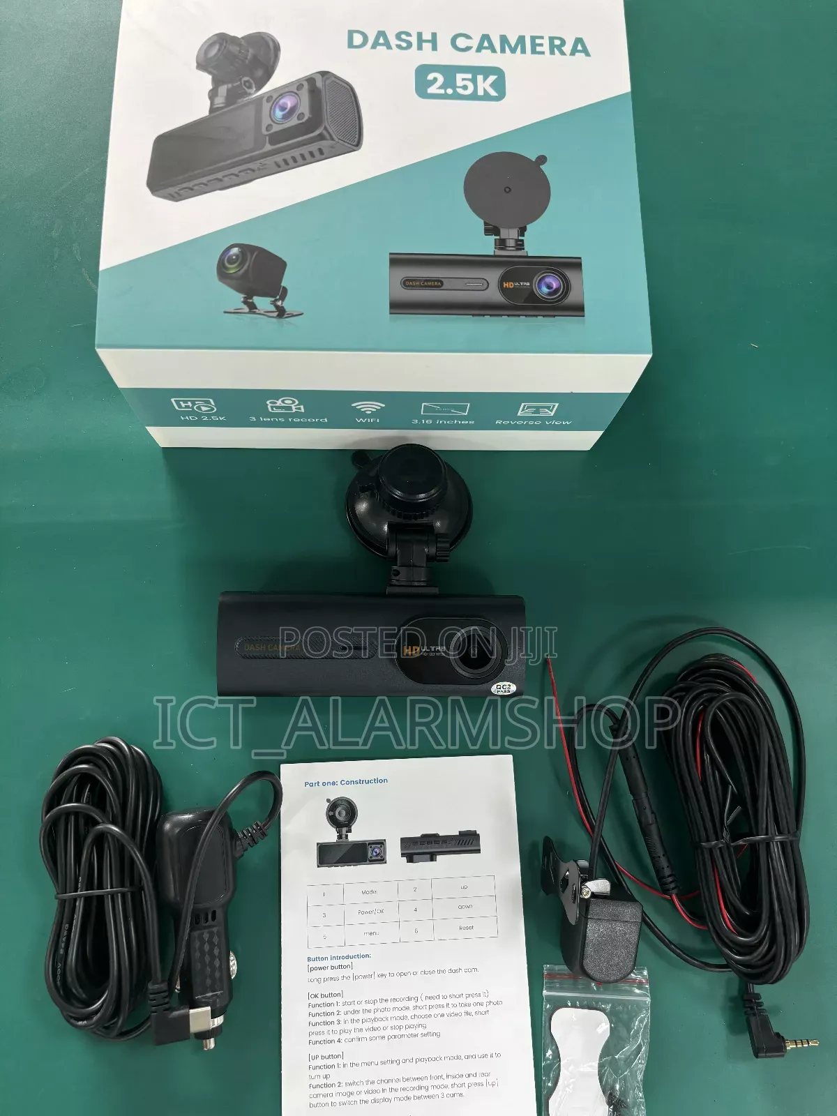 Car Dashcam Camcorder Monitor Recorder