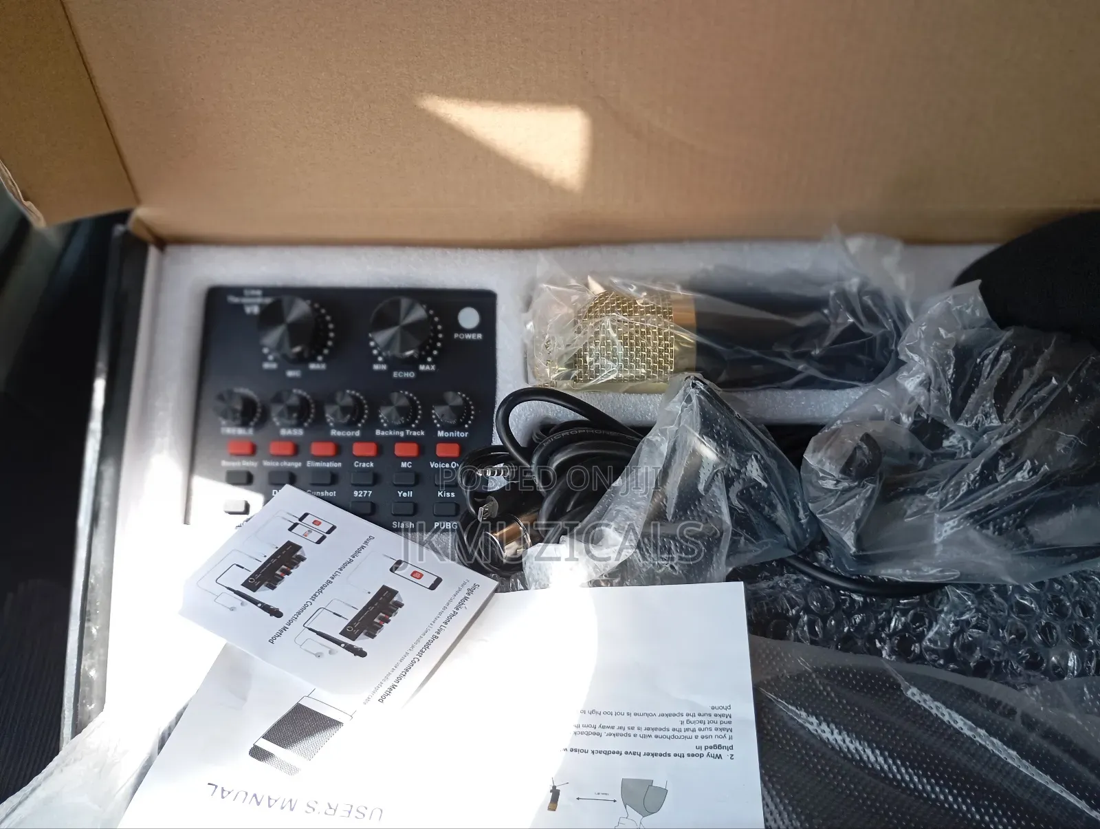 Live Sound Card With_ Recording Microphone Kits