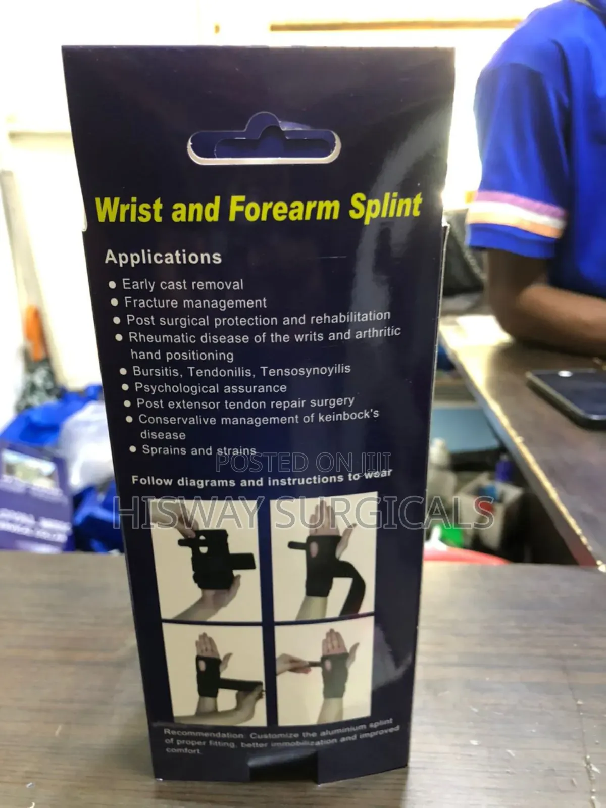 Wrist and Forearm Splint