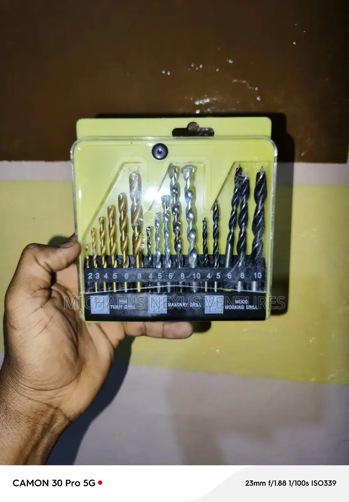 16 Drilling Bit for Metal, Wood and Masonry / Wall