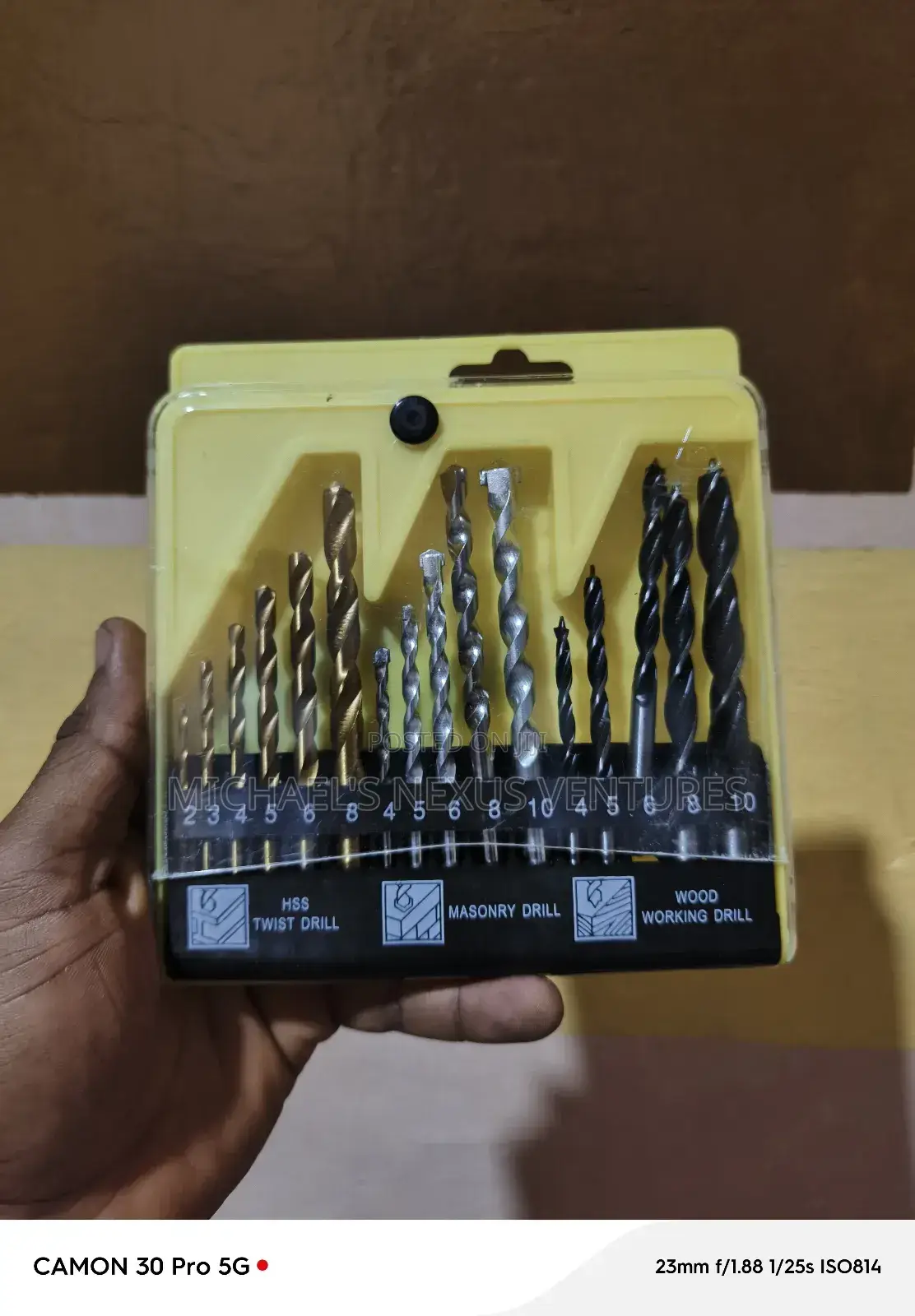 16 Drilling Bit for Metal, Wood and Masonry / Wall