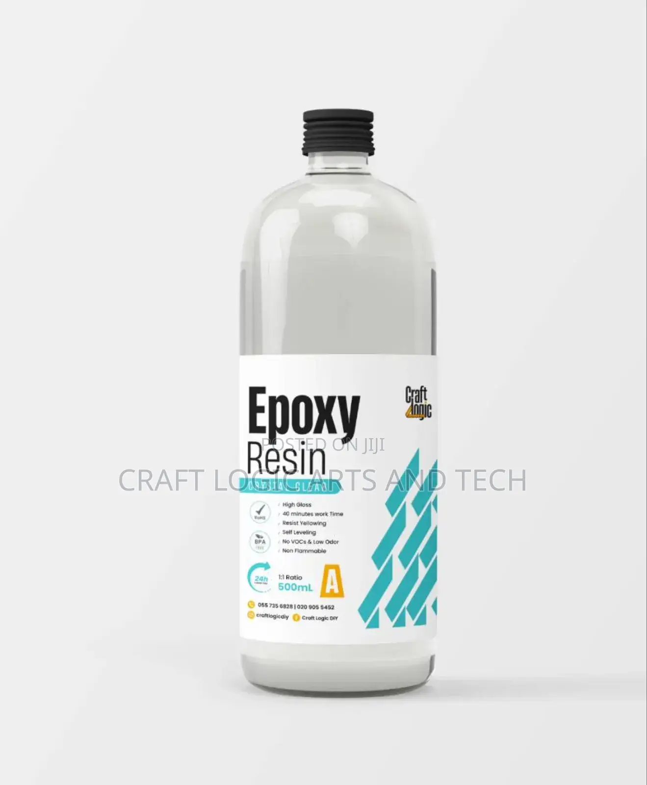 Epoxy Resin and Hardener (A+B) 1:1, 2:1 3:1 Mixing Ratios Fast Cure