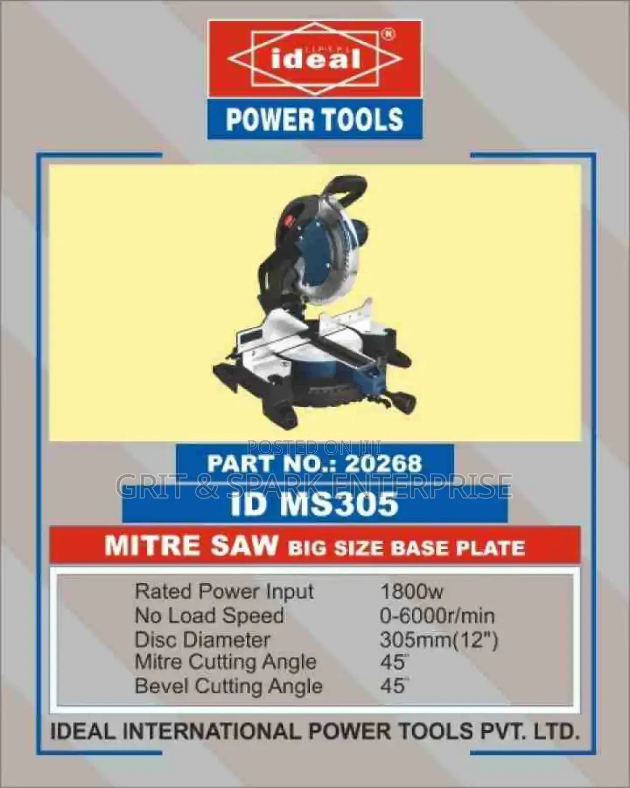 Brand New Big Ideal Mitre Saw From Germany