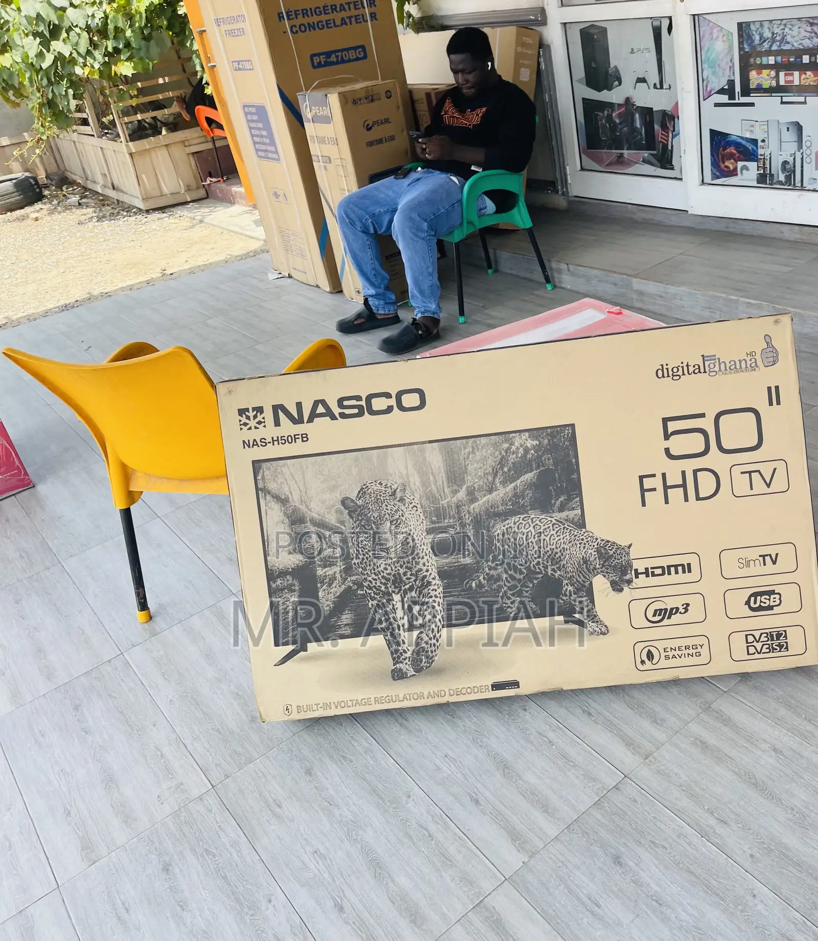 Super Powerful Nasco 50” Full Hd Digital Satellite Tv.