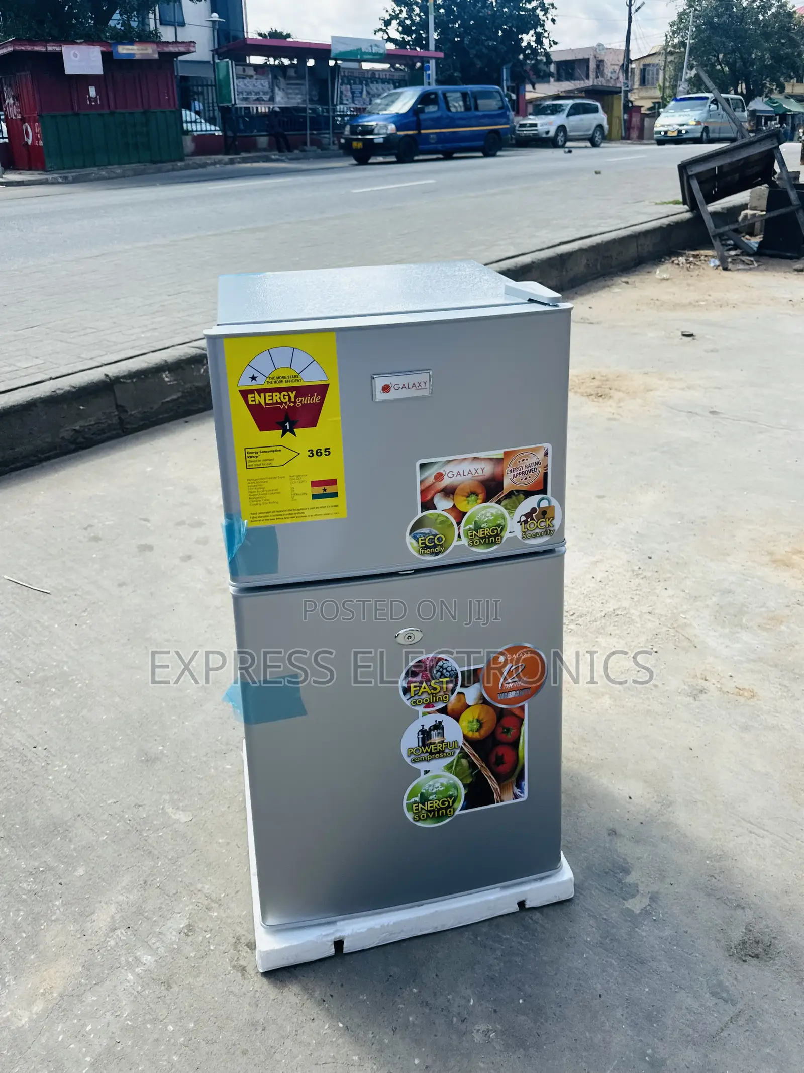 Ultra Modern Double Door Fridge Galaxy Table Top