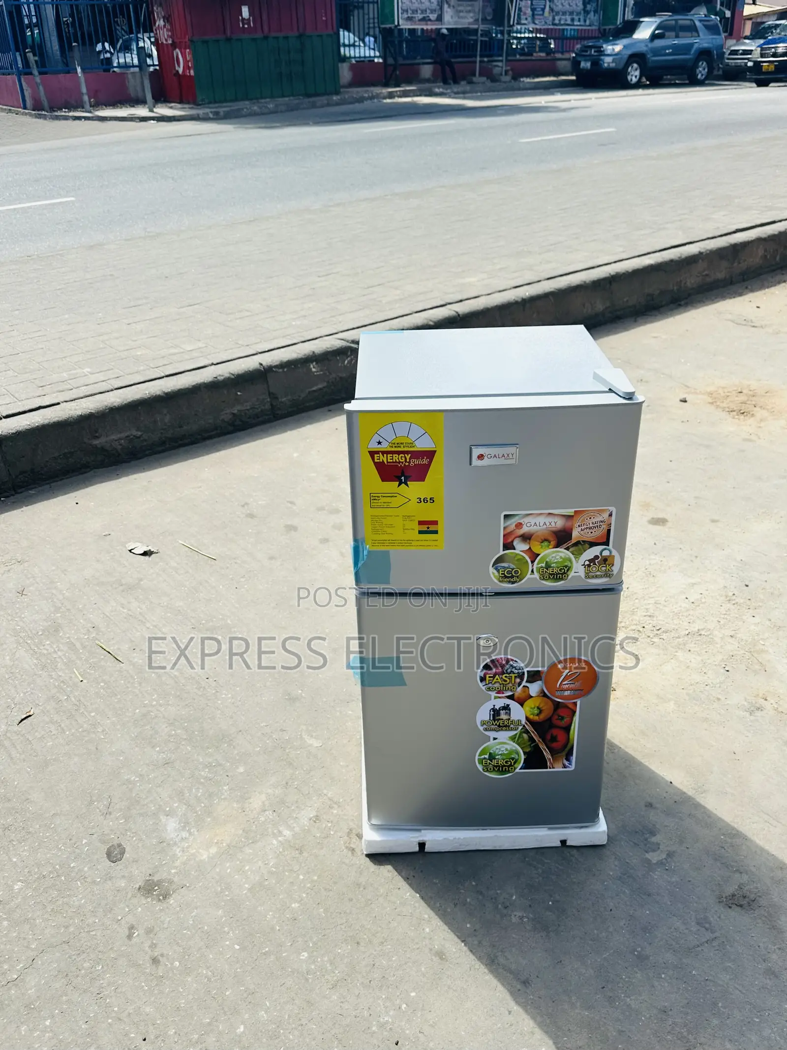 Efficiency Energy Galaxy Fridge Double Door Table Top
