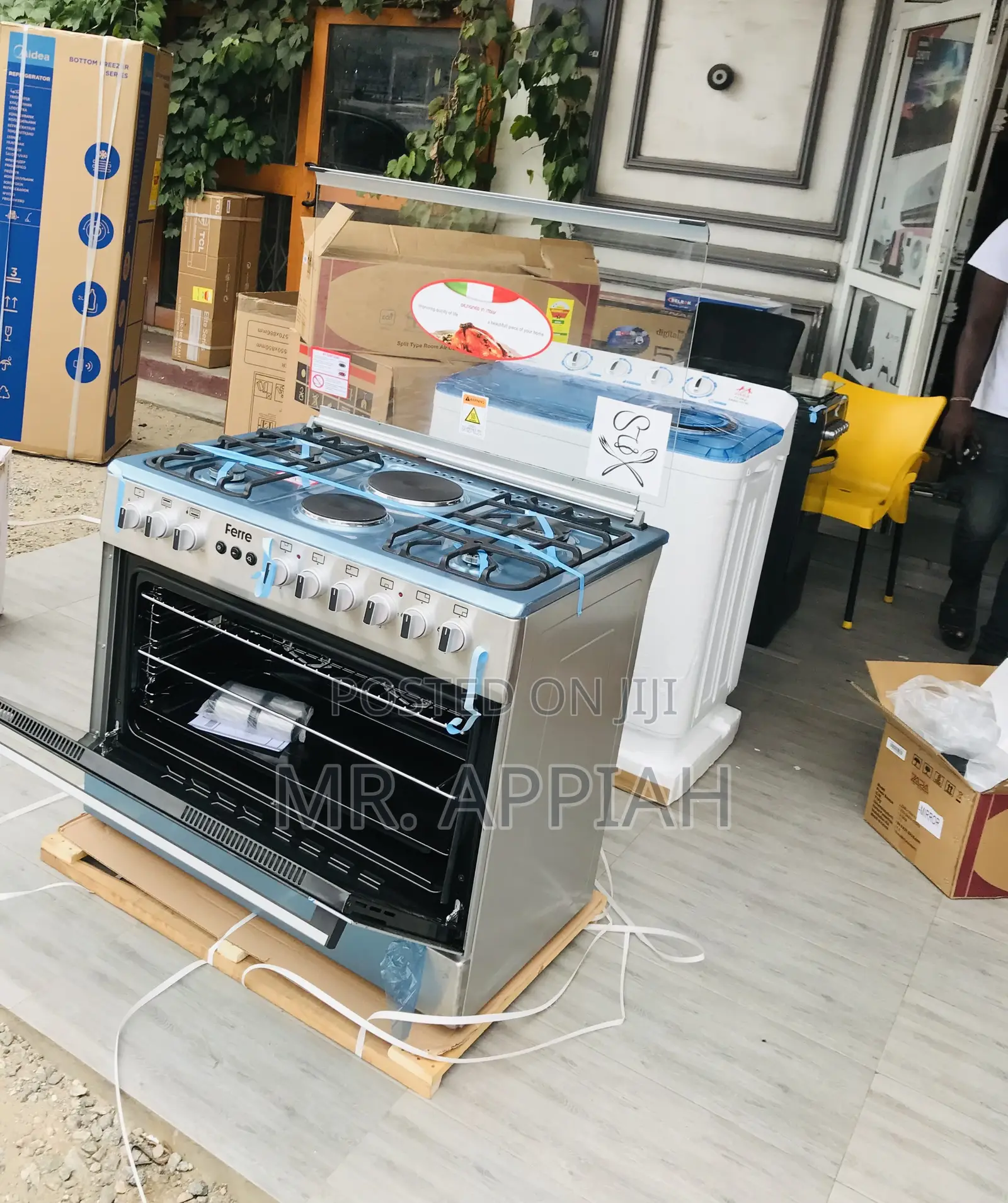 Awesome Ferre 4 Gas 2 Electric Burner With Oven(60x90).