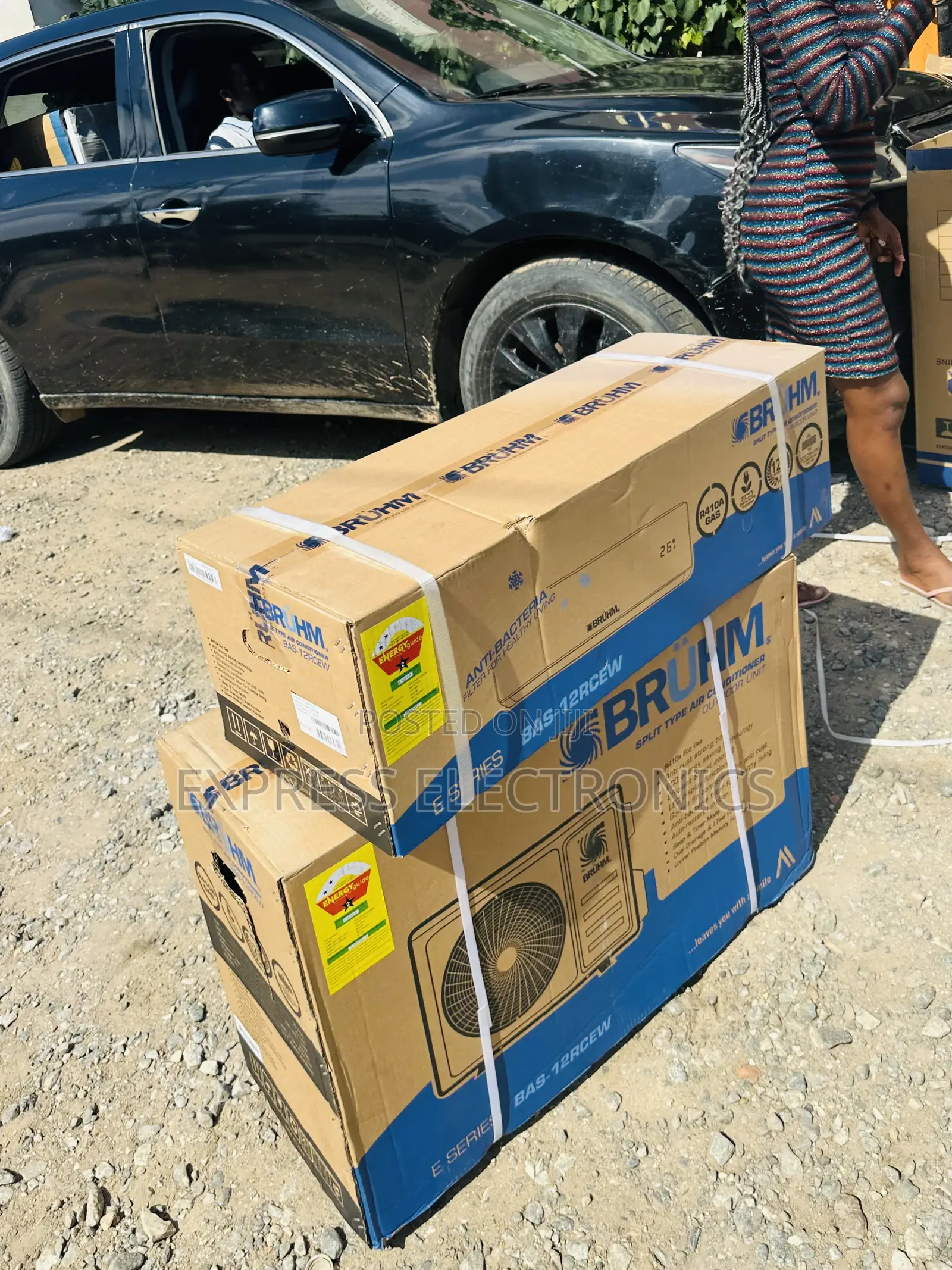Golden Fin Air Conditioner Split R410 Gas Bruhm 1.5hp