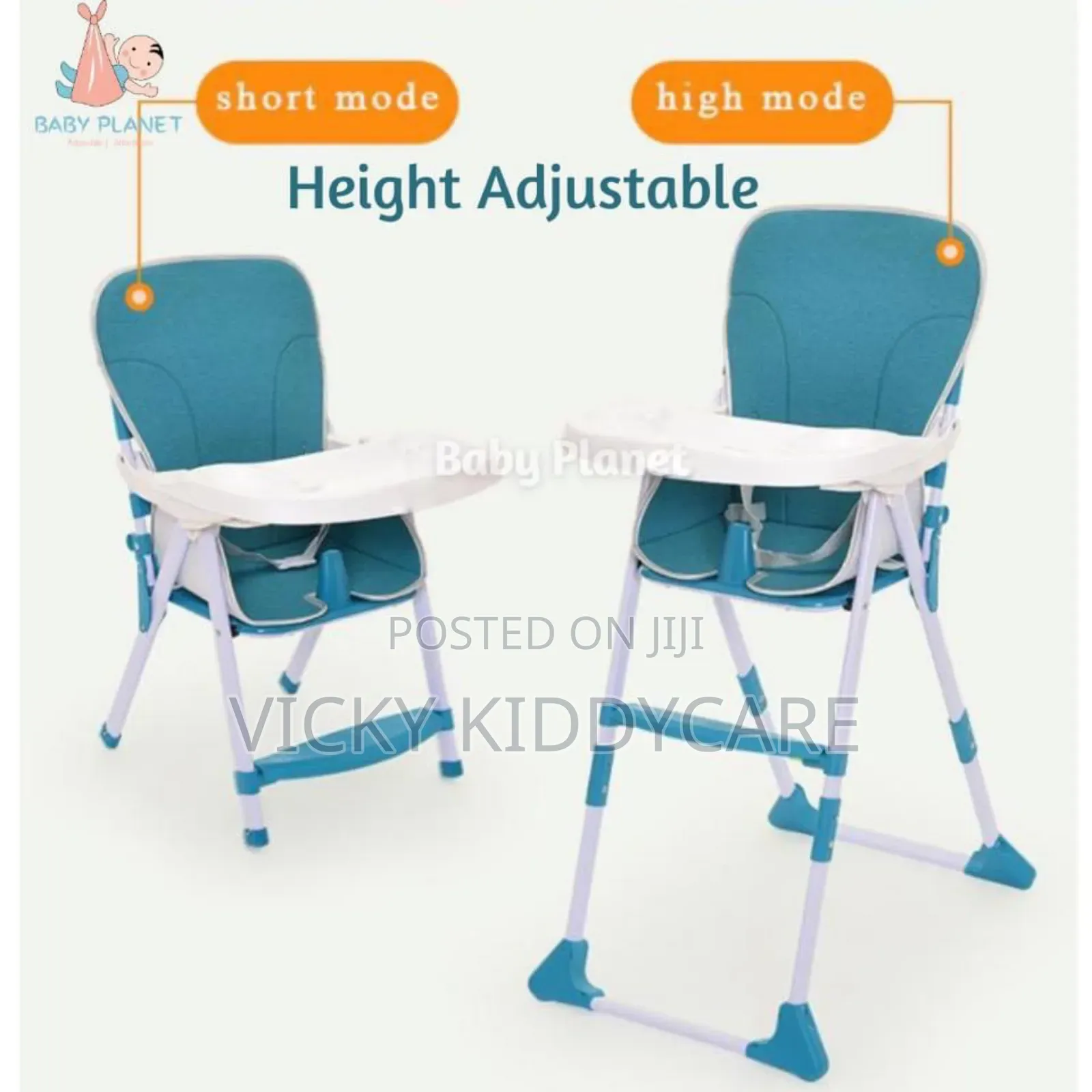 Foldable Highchair With Tray