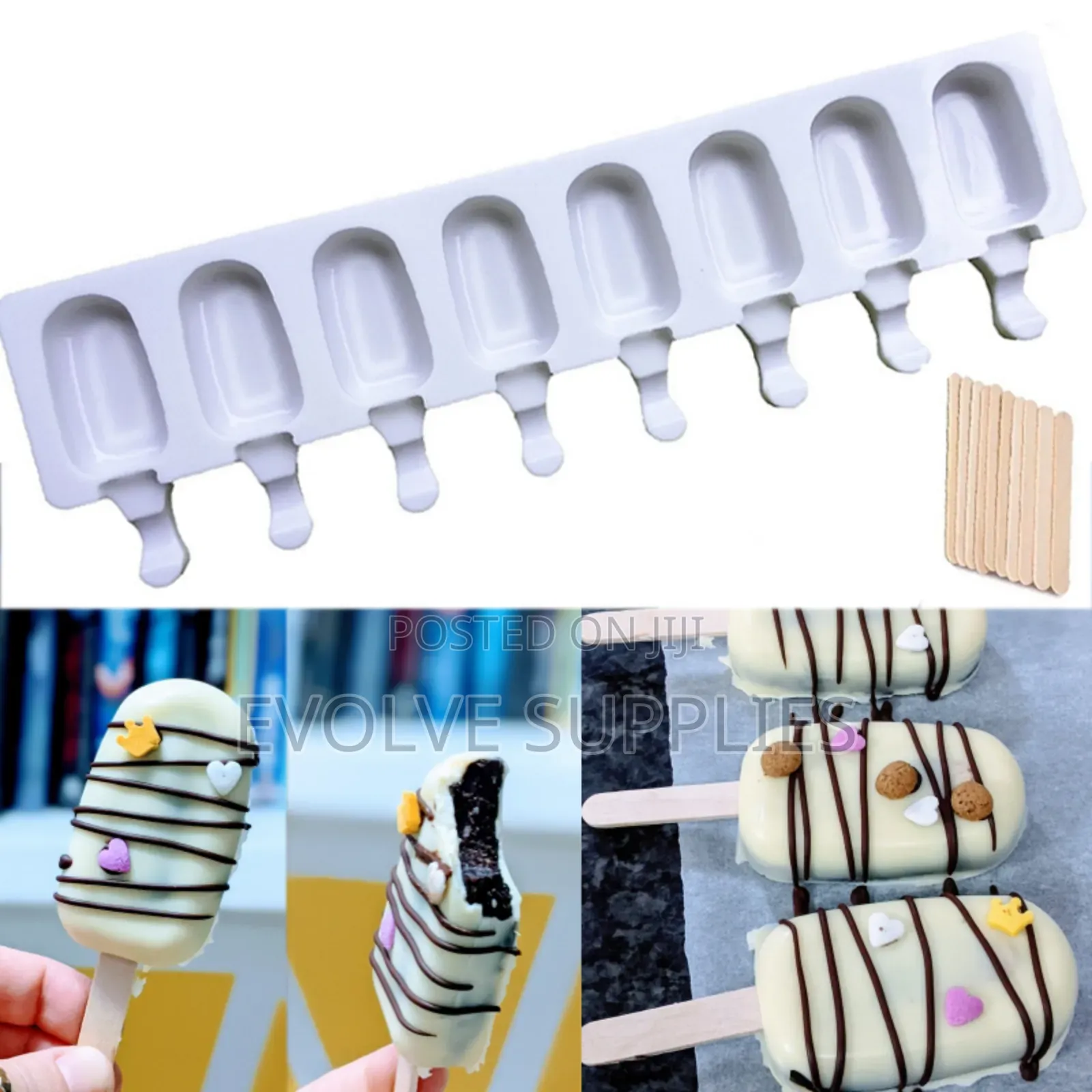 8 Slot Ice Cream Mould