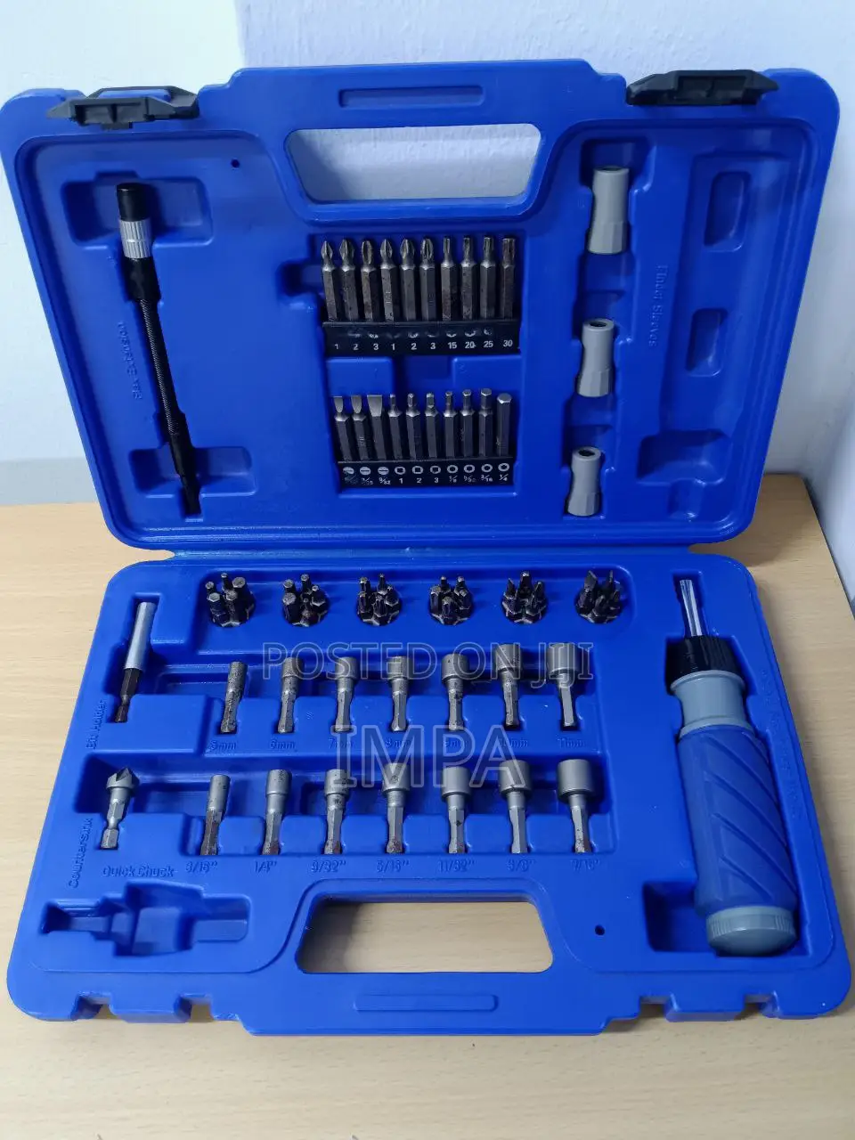 78-Piece Screwdriver Bit Set, 1/4 in Hex Shank Size Item